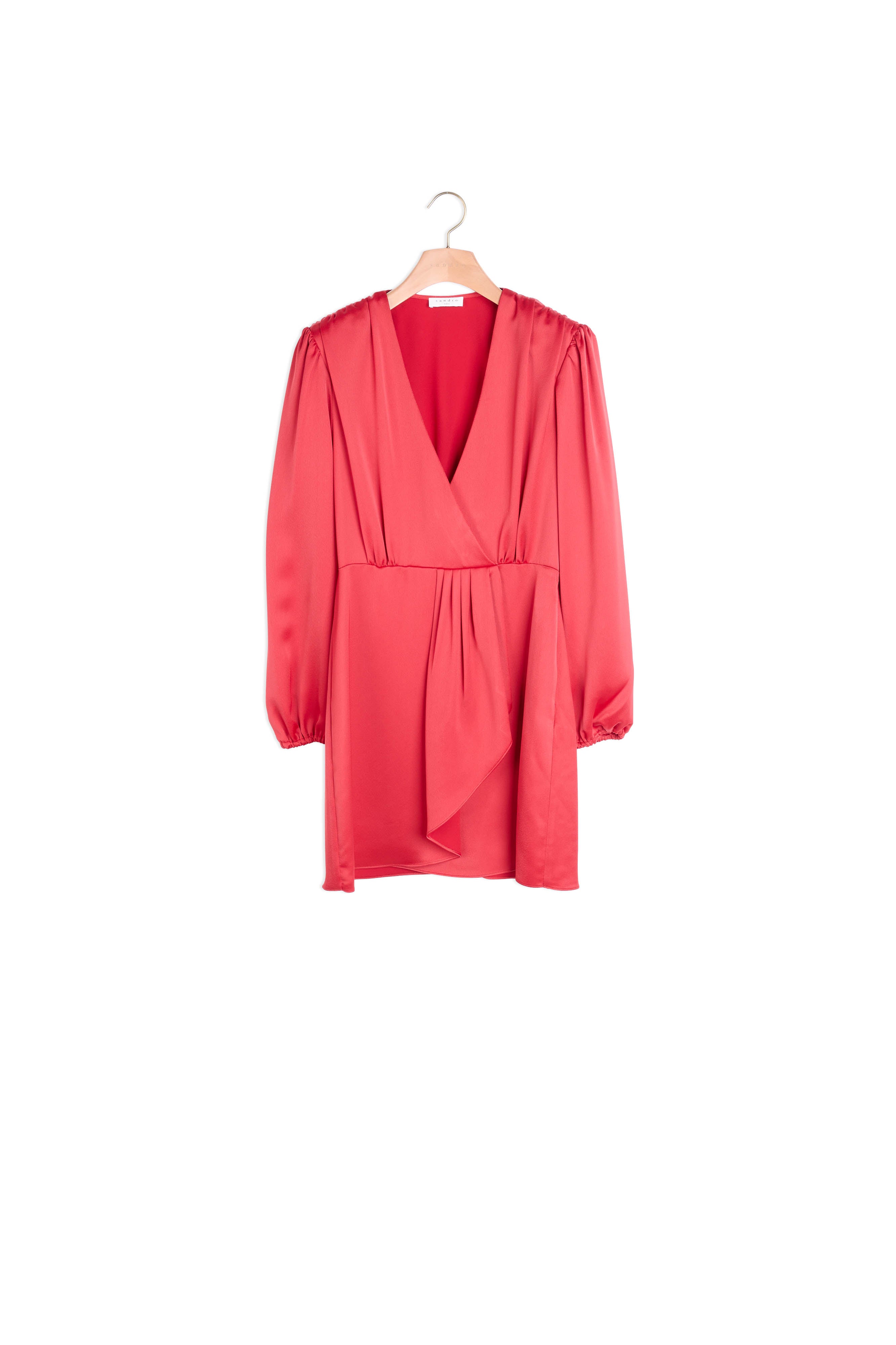 Robe courte effet satinée Sandro seconde main