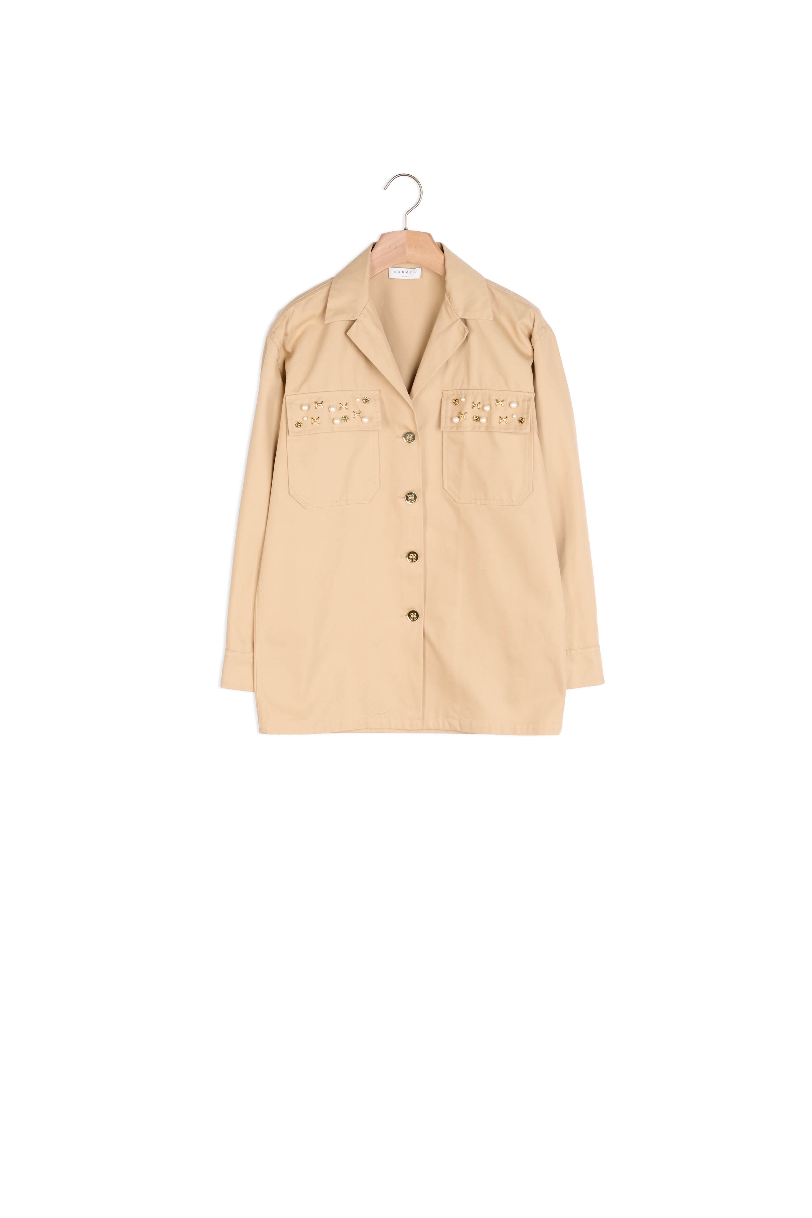 Veste Chemise à ornements Sandro seconde main