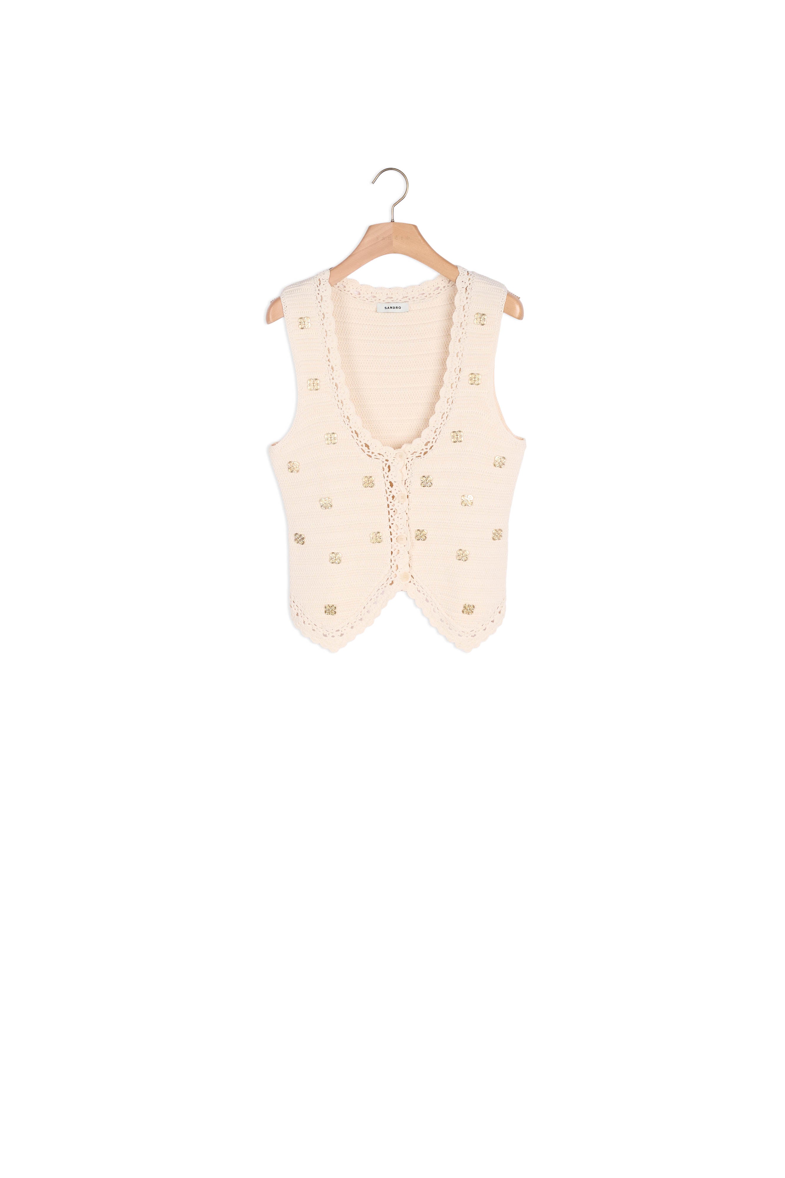 Top en crochet Sandro seconde main