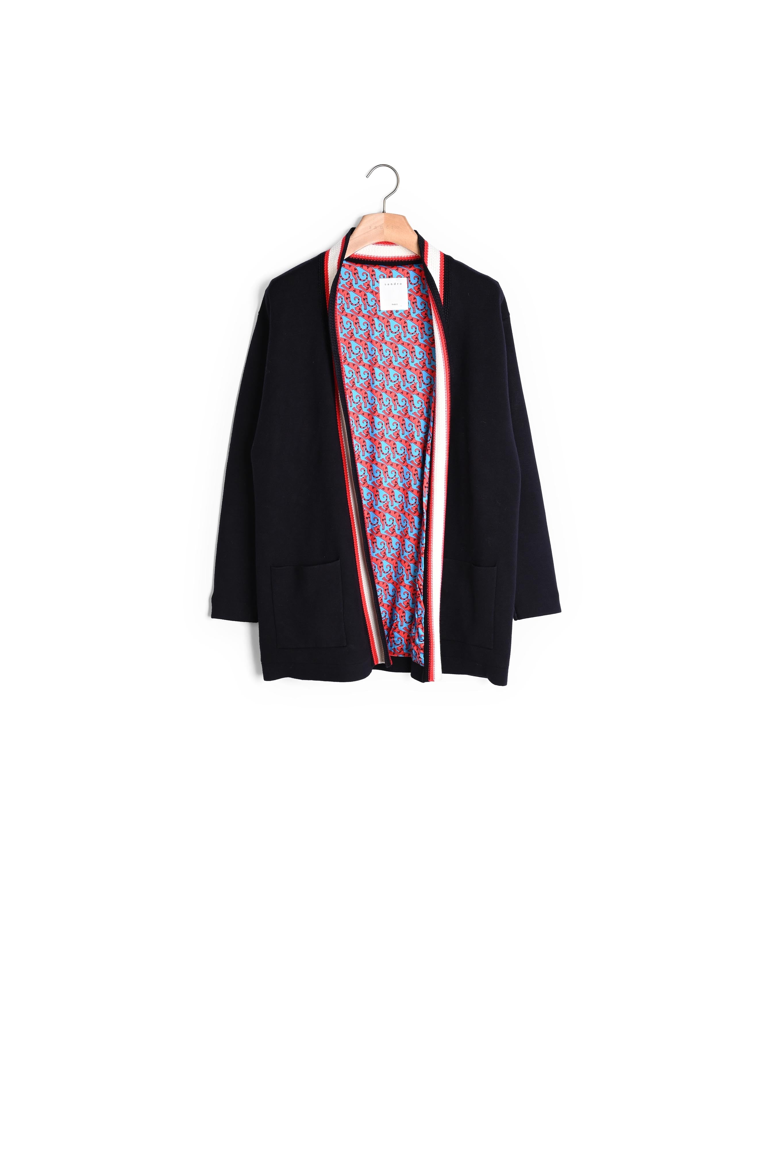 Cardigan avec doublure imprimée Sandro seconde main