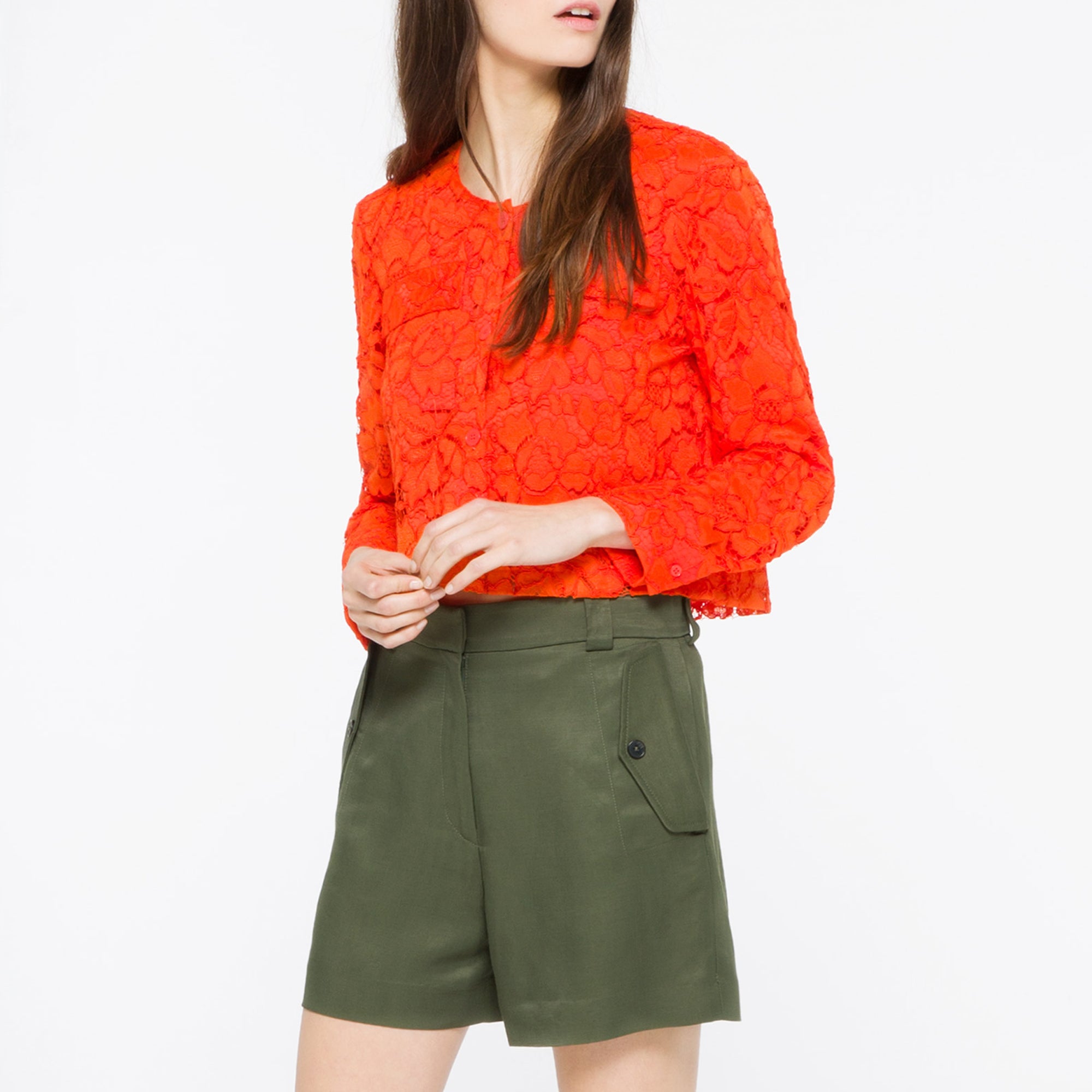 Veste Orange Flamboyant Sandro seconde main