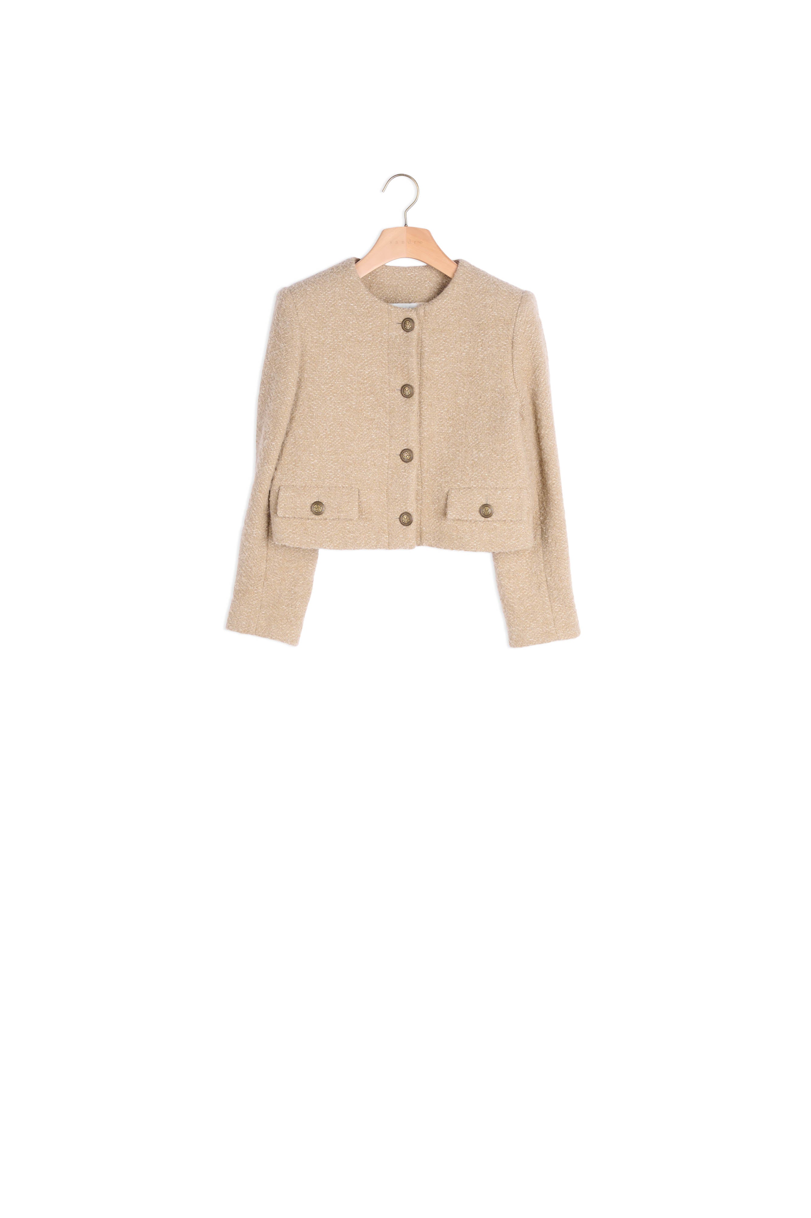 Veste en tweed Sandro seconde main