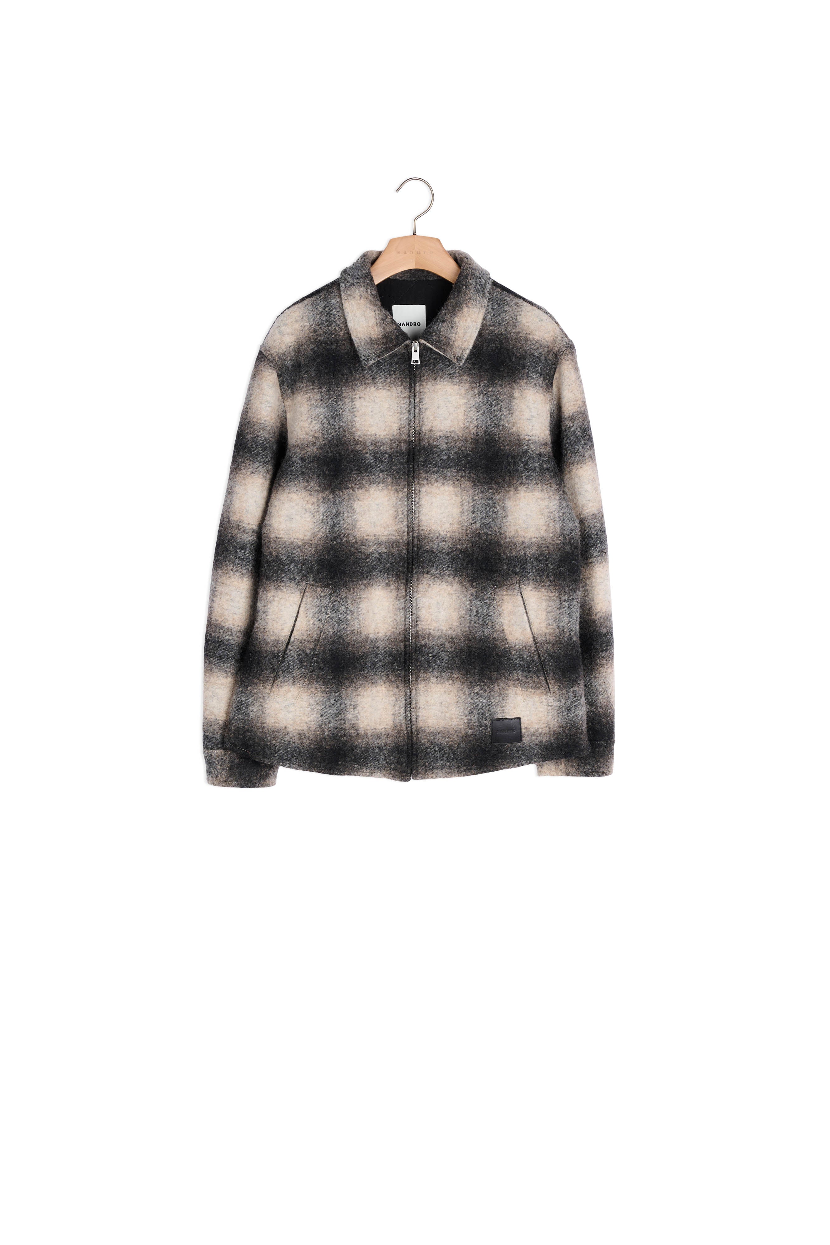 Blouson matelassé en laine Sandro seconde main