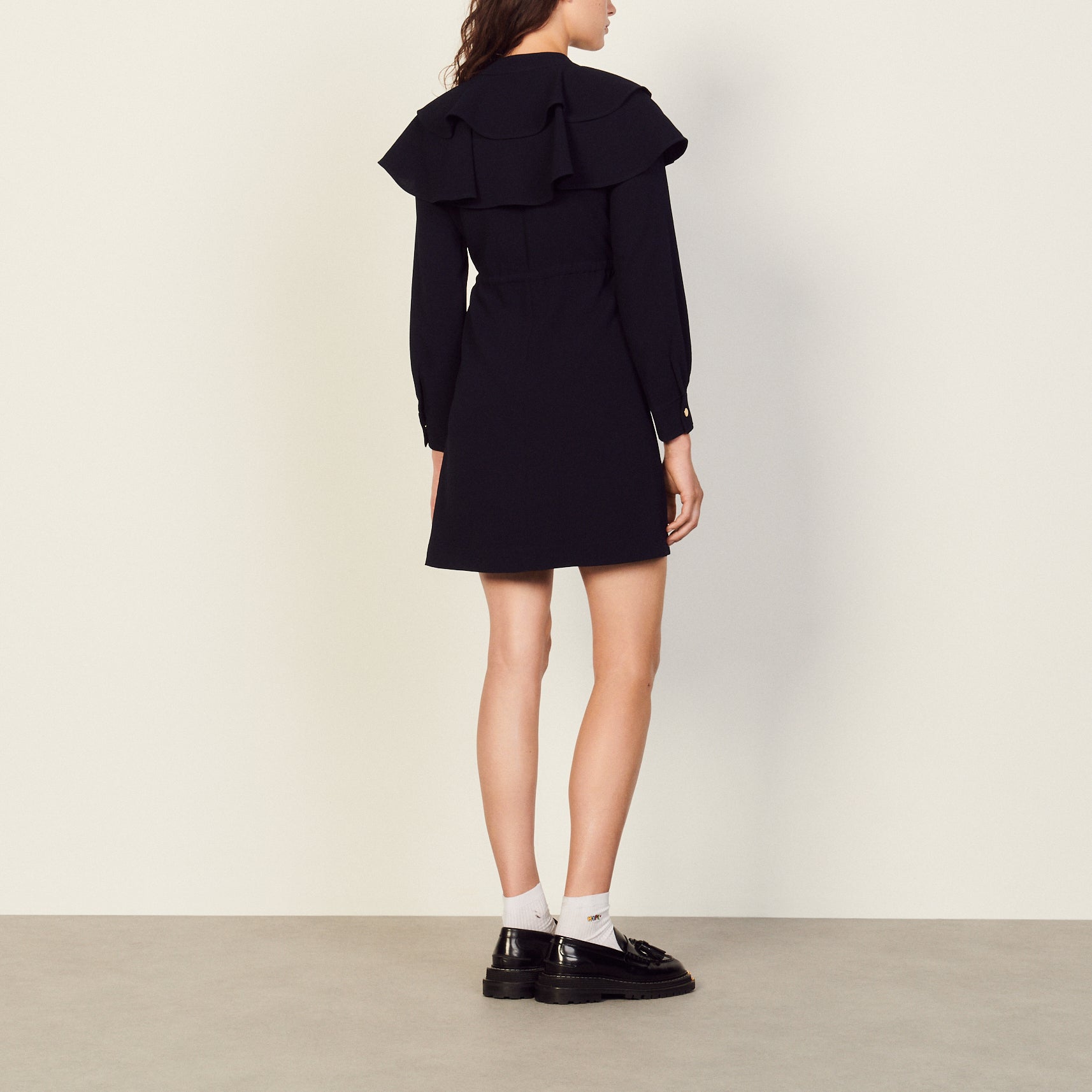 Robe avec volants oversize Sandro seconde main