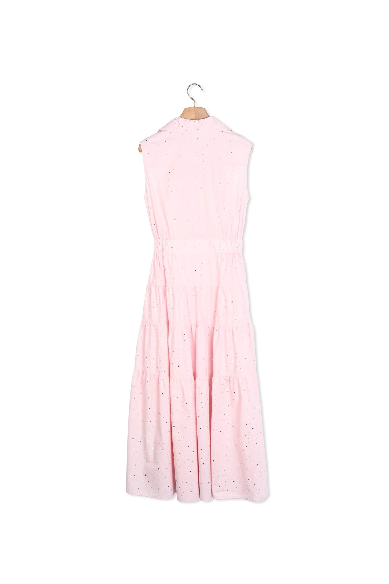 Robe longue nouée ornée de strass Sandro seconde main