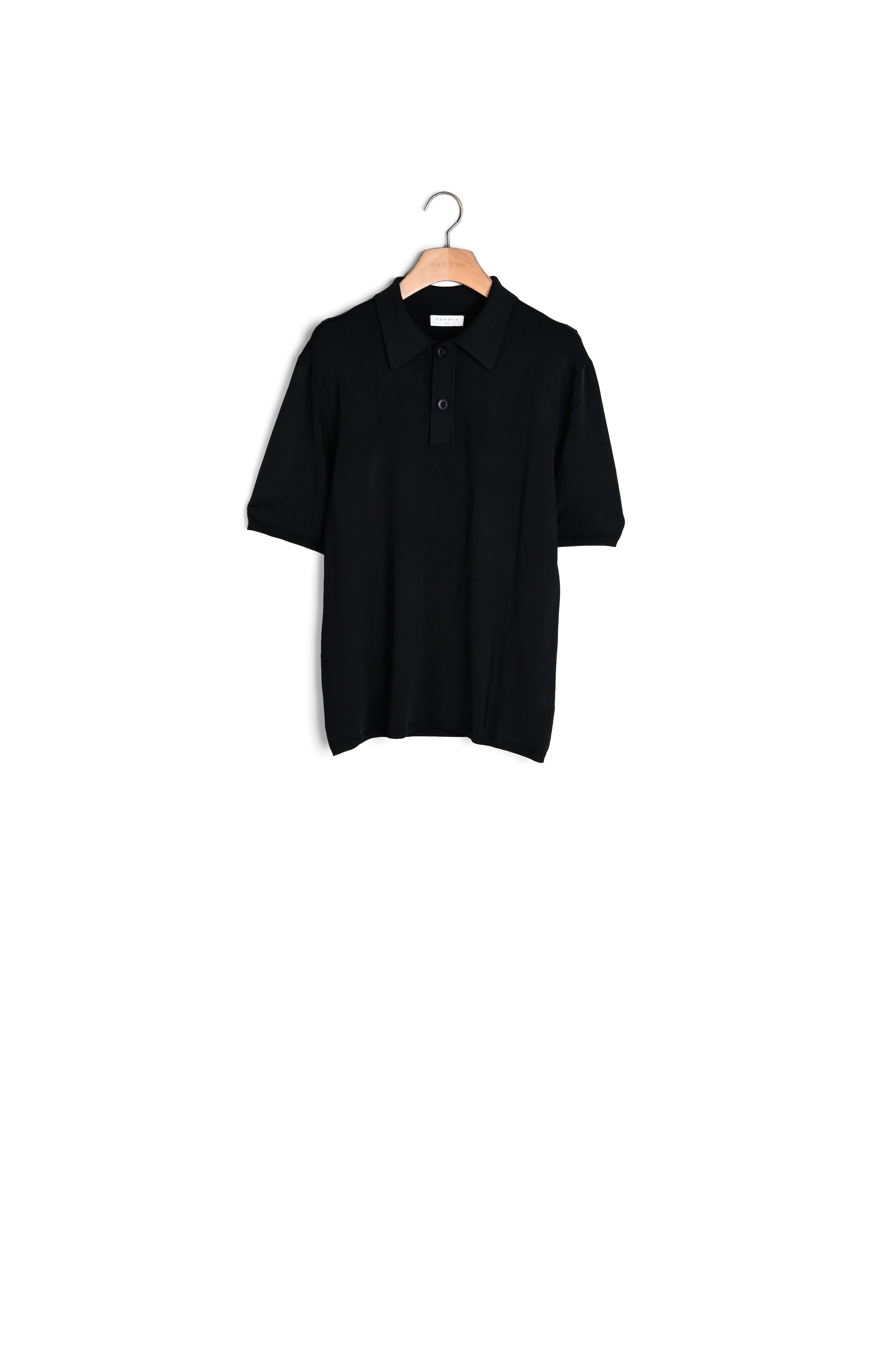 Polo en Maille fine manches courtes Sandro seconde main
