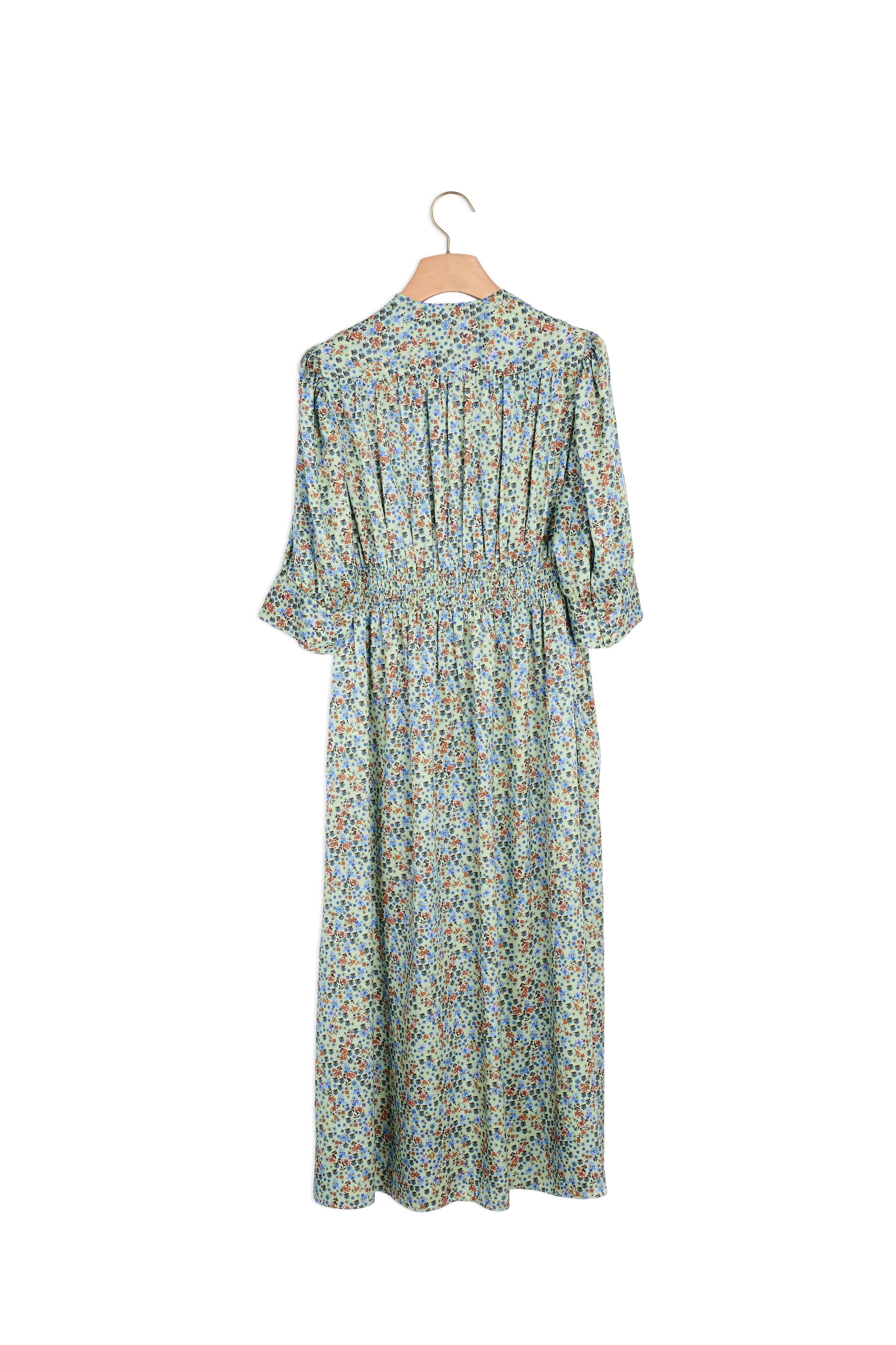 Robe longue et fluide imprimée Sandro seconde main