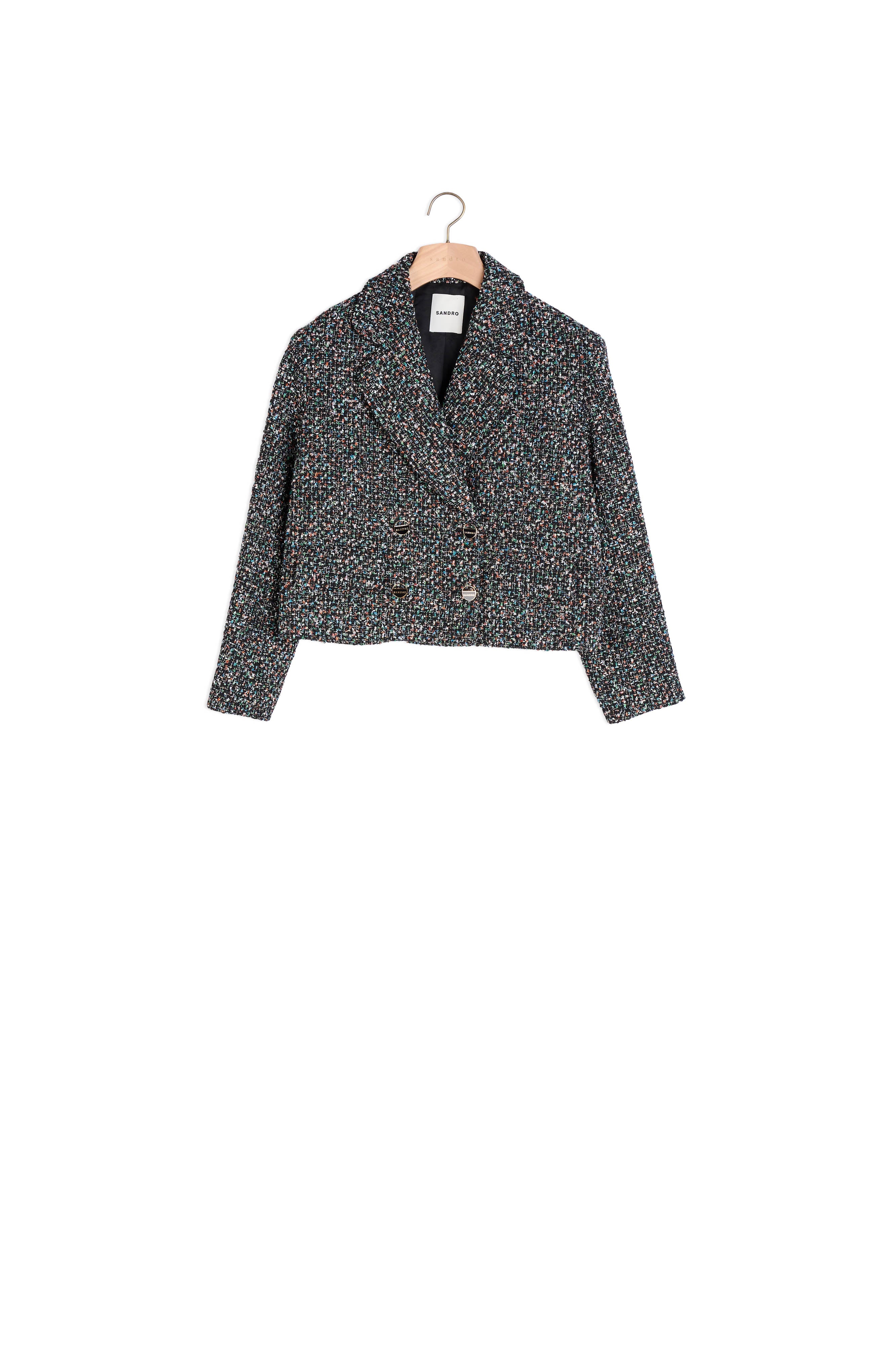 Veste courte en tweed Sandro seconde main