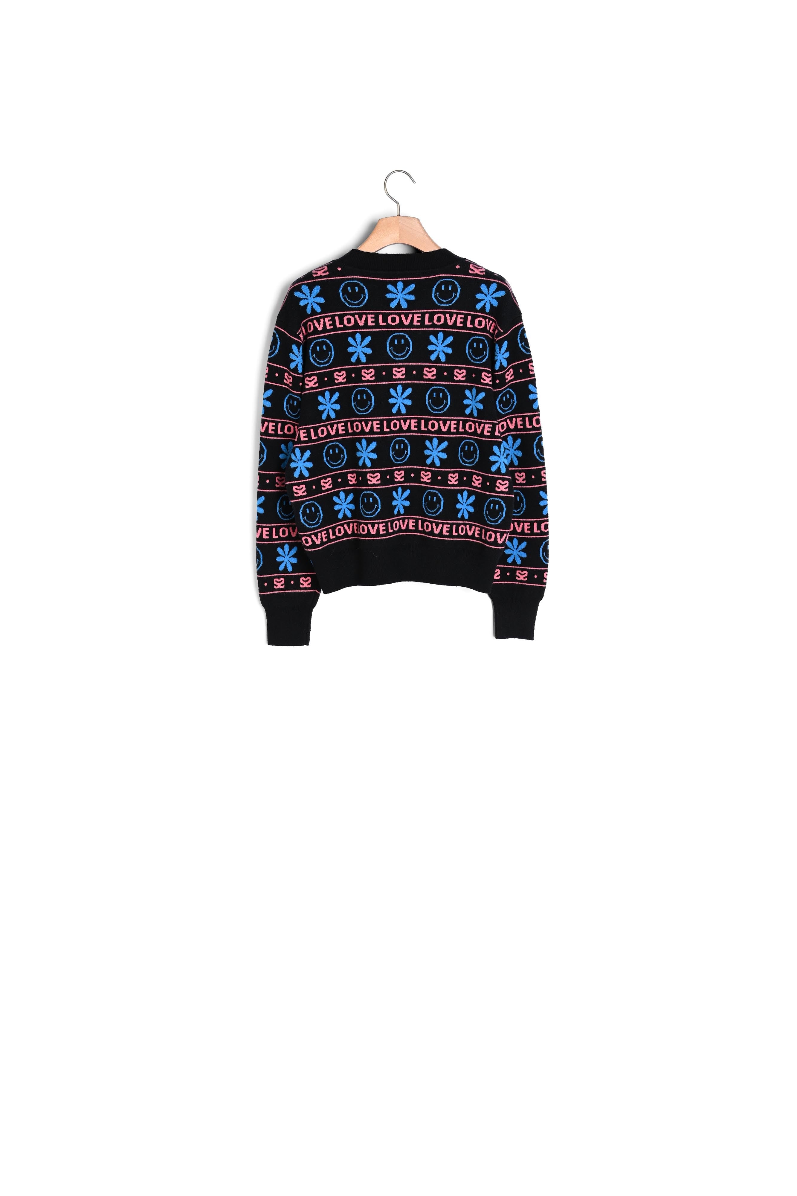Pull jacquard Smiley© Sandro seconde main