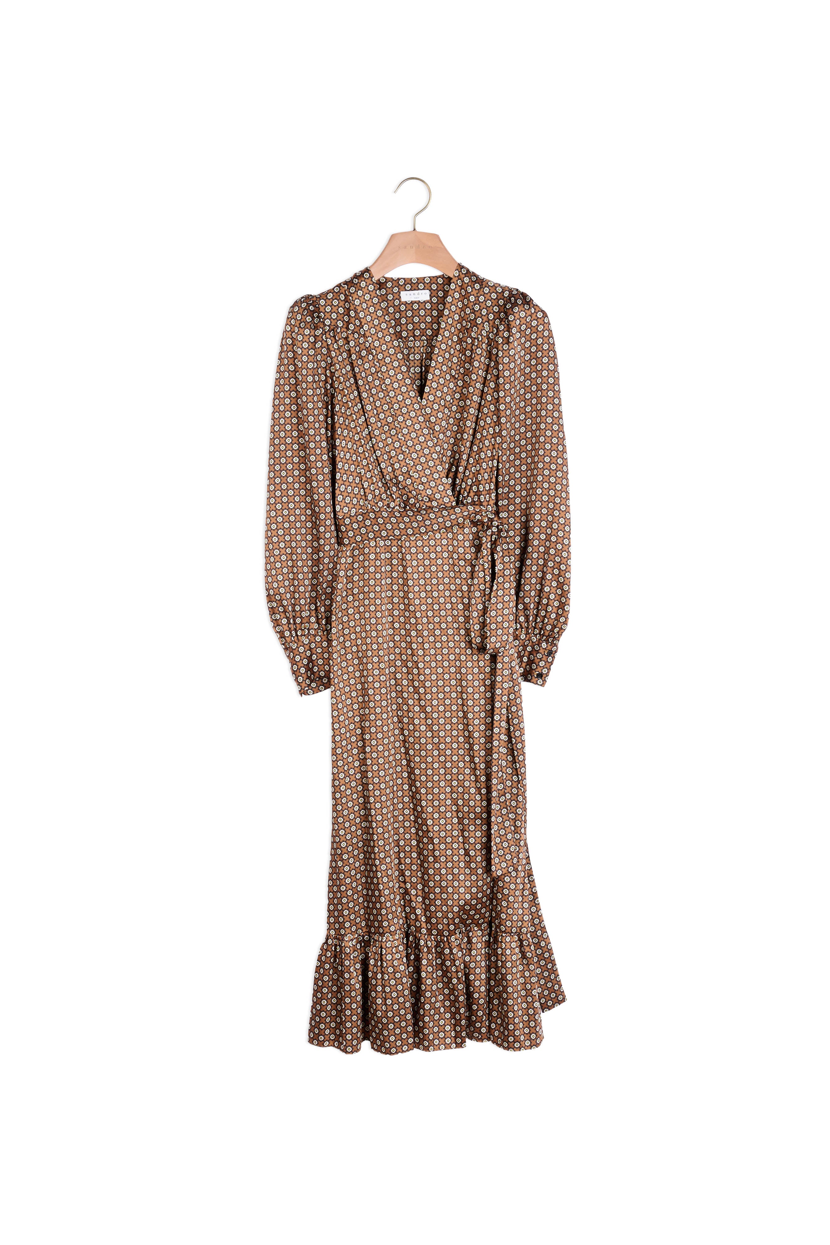 Robe Marron / Noir Sandro seconde main