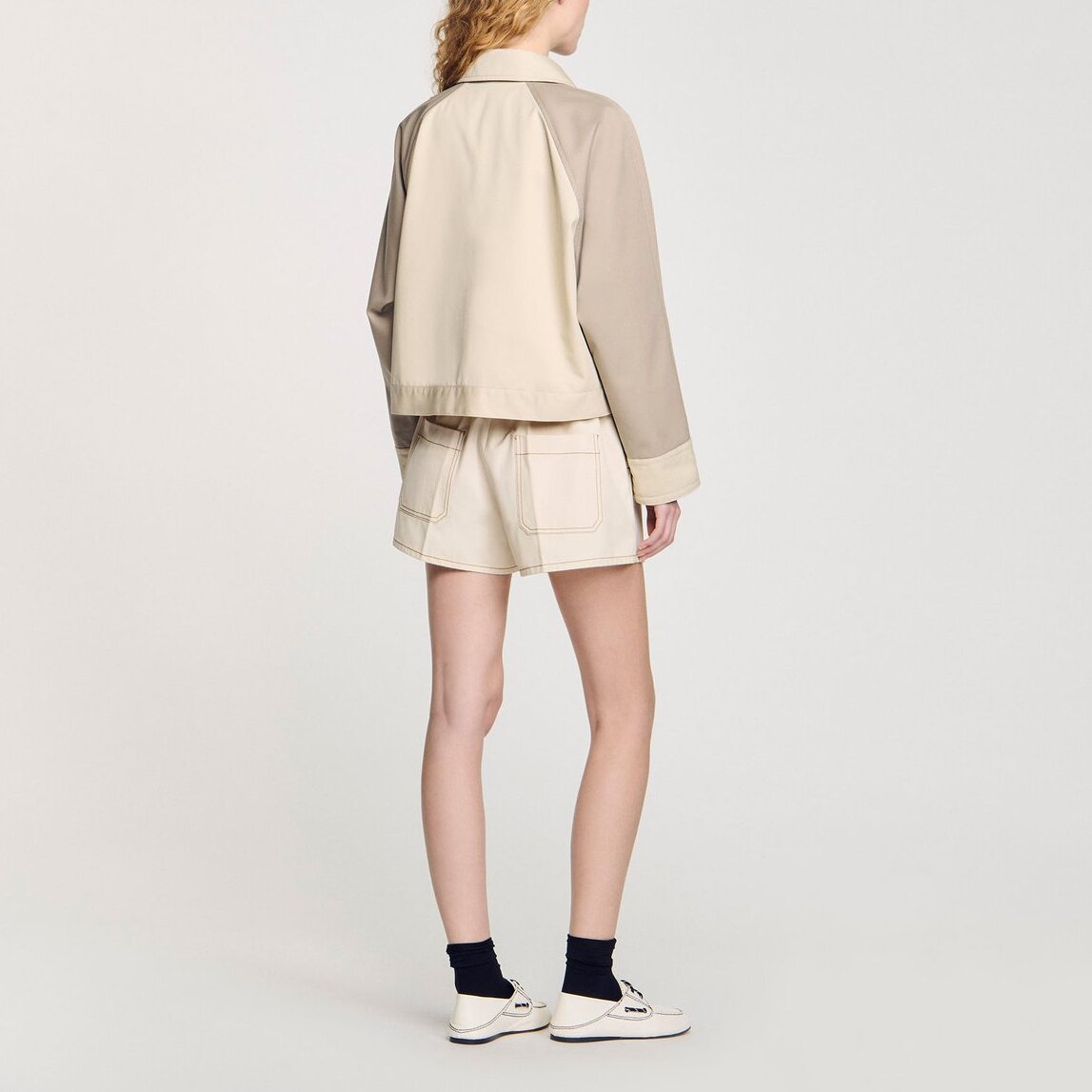Blouson bicolore Sandro seconde main