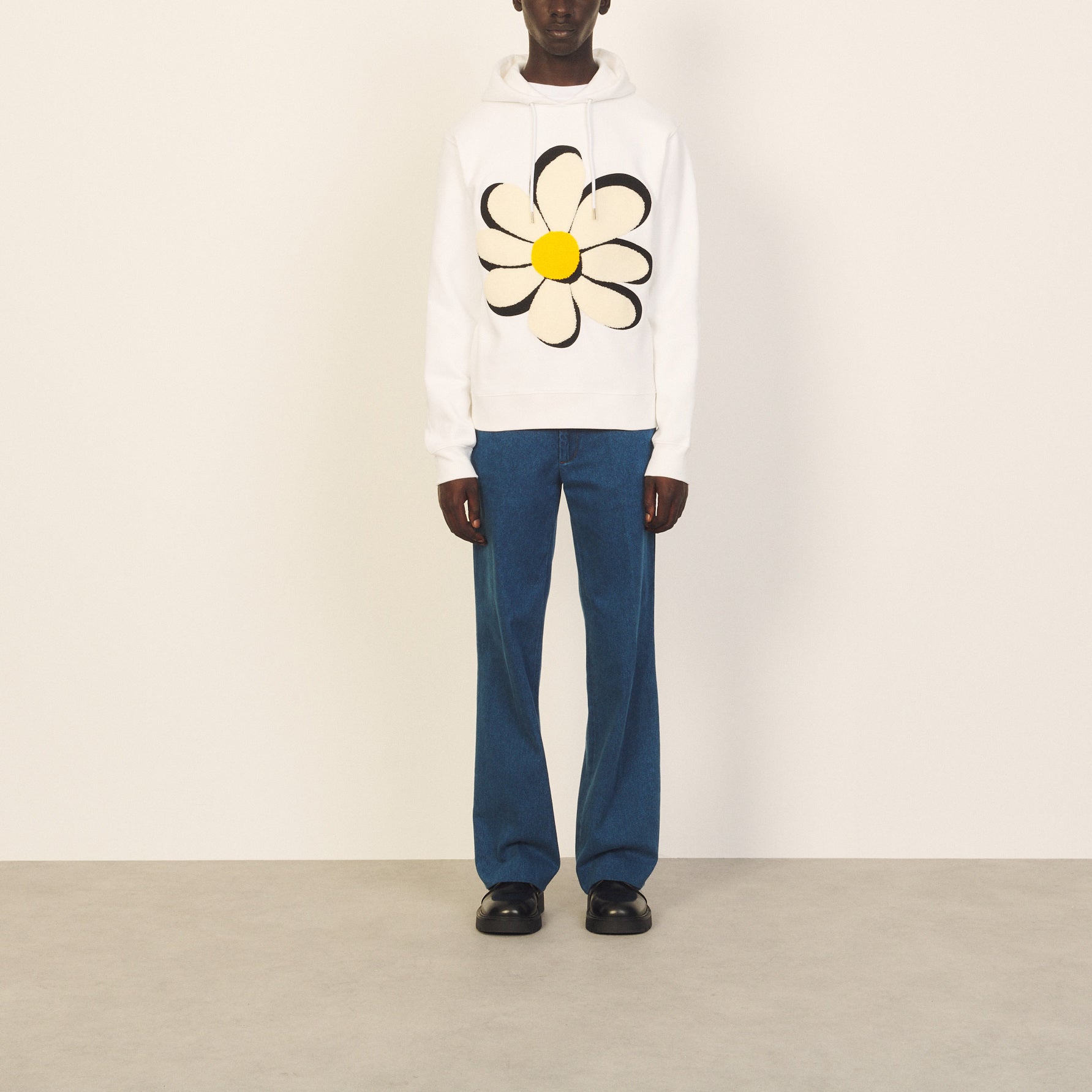 Sweatshirt blanc Sandro seconde main