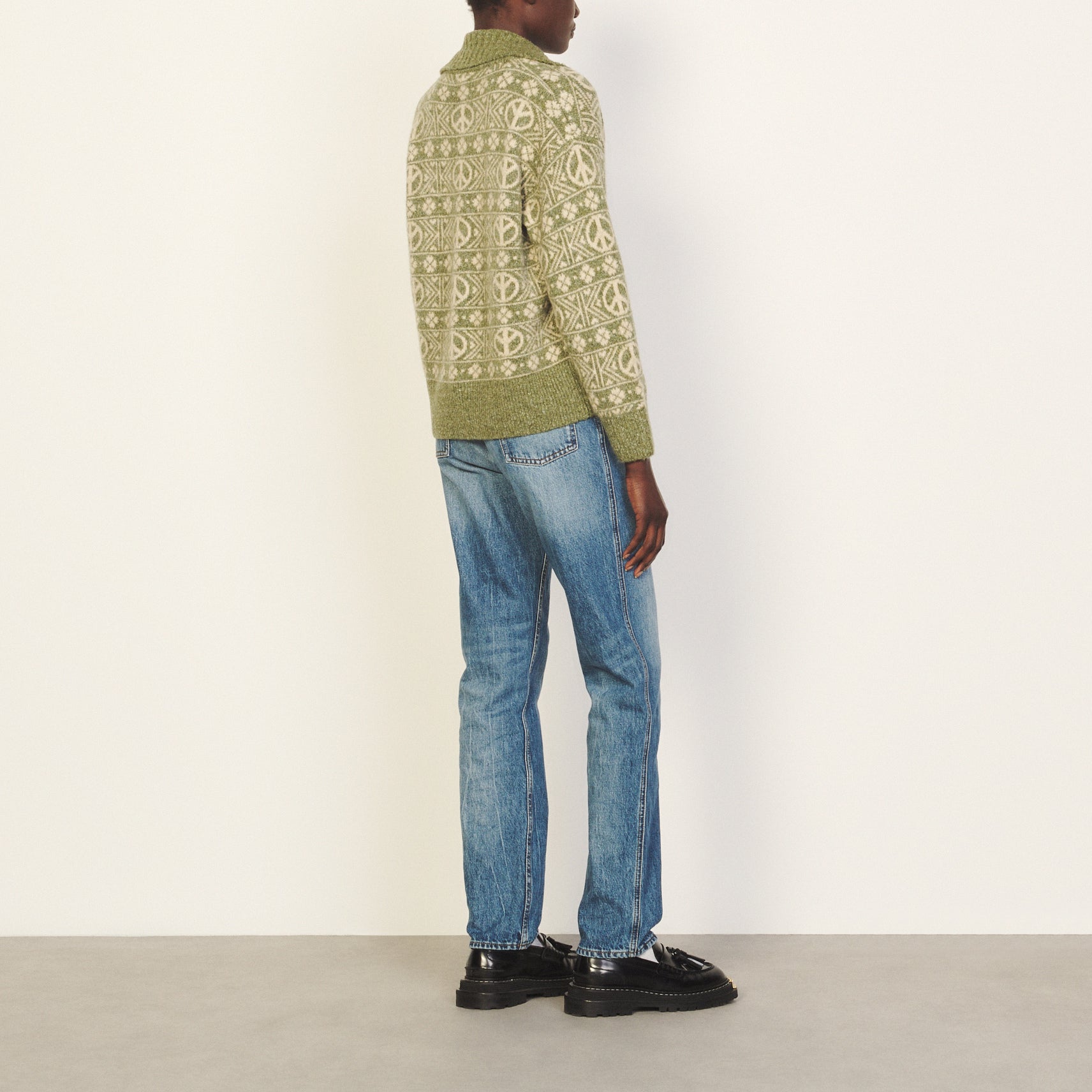 Pull Vert Sandro seconde main