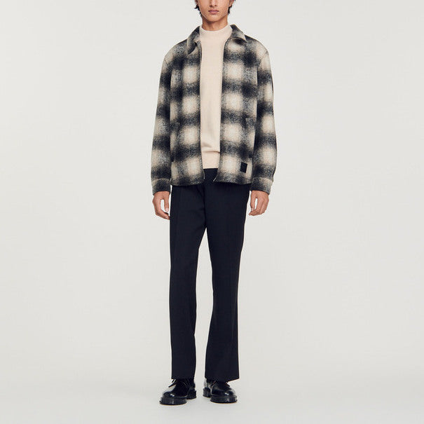 Blouson matelassé en laine Sandro seconde main