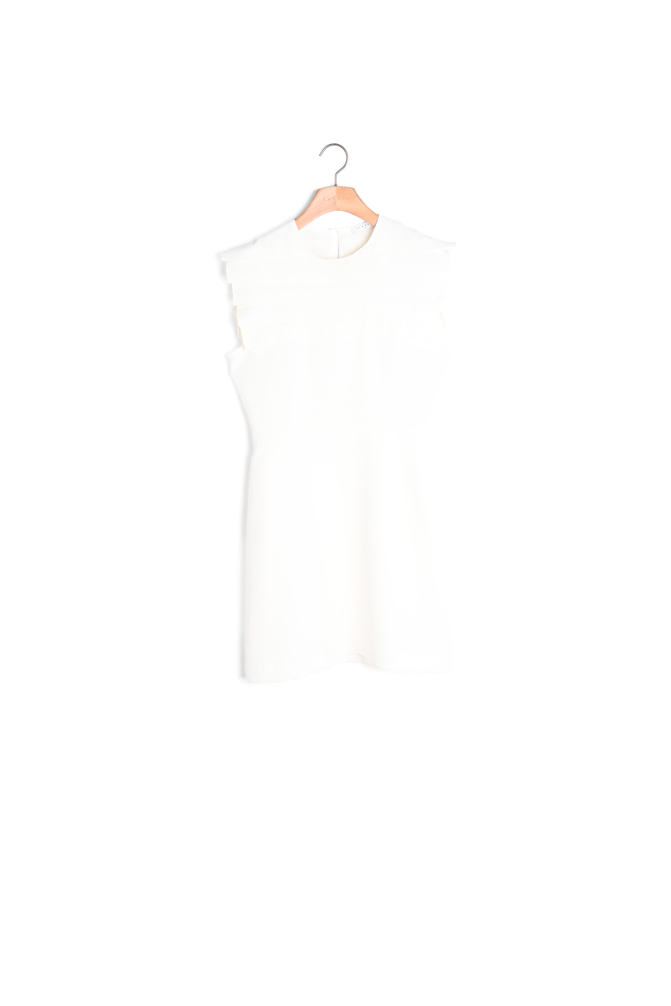 Robe avec détail plissé au niveau du col Sandro seconde main