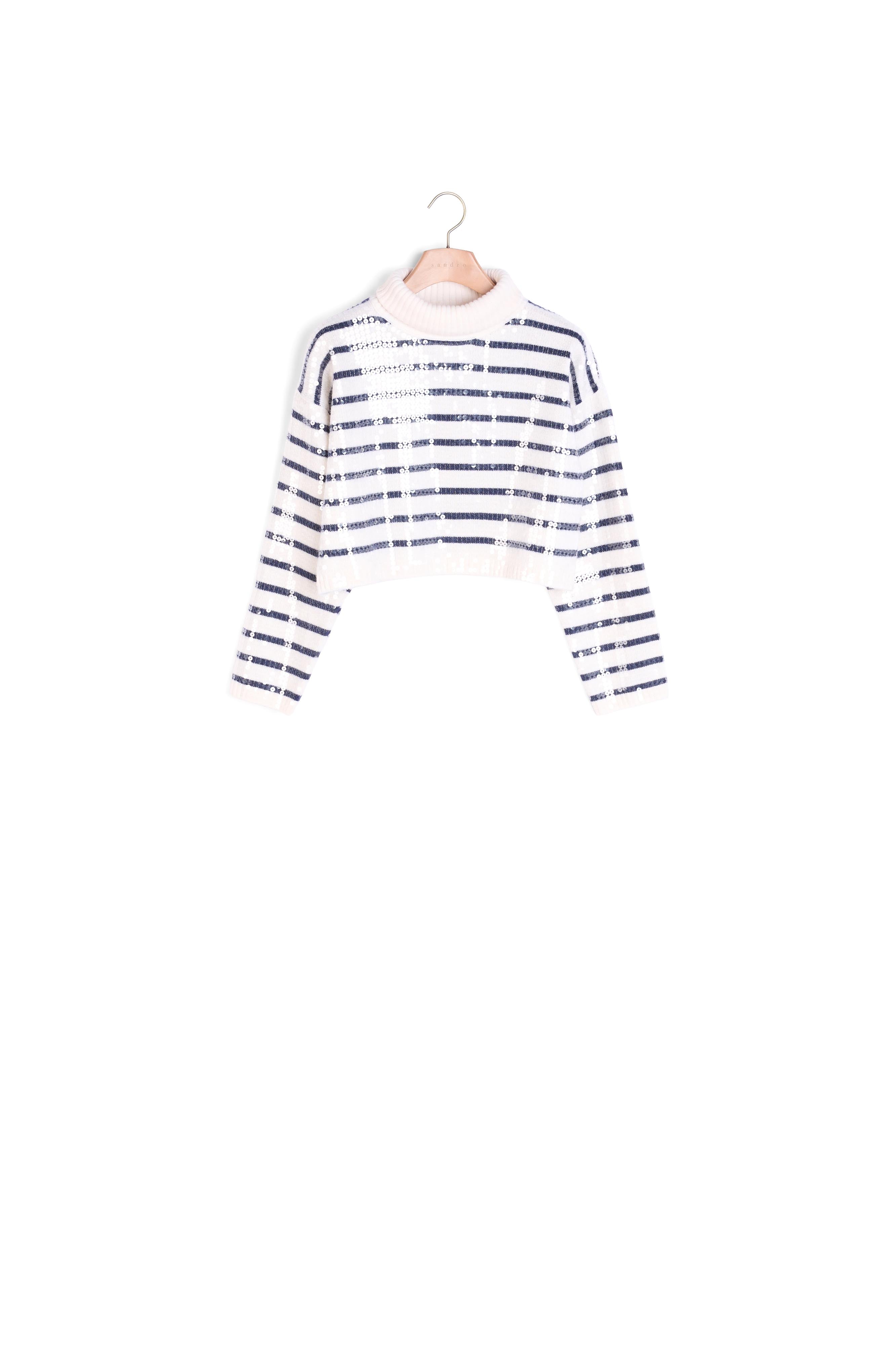 Pull court marinière Sandro seconde main