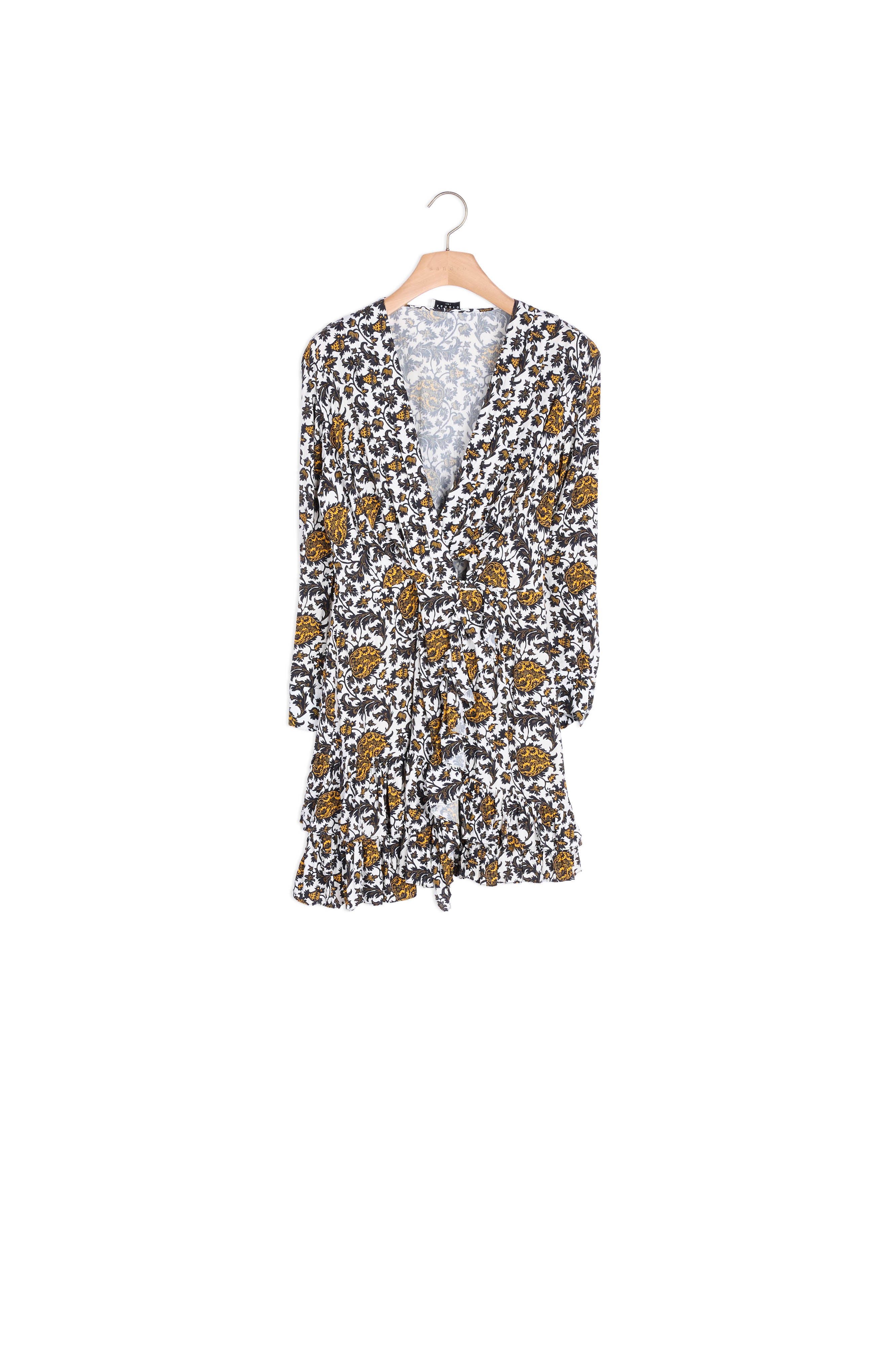 Robe courte imprimée Sandro seconde main