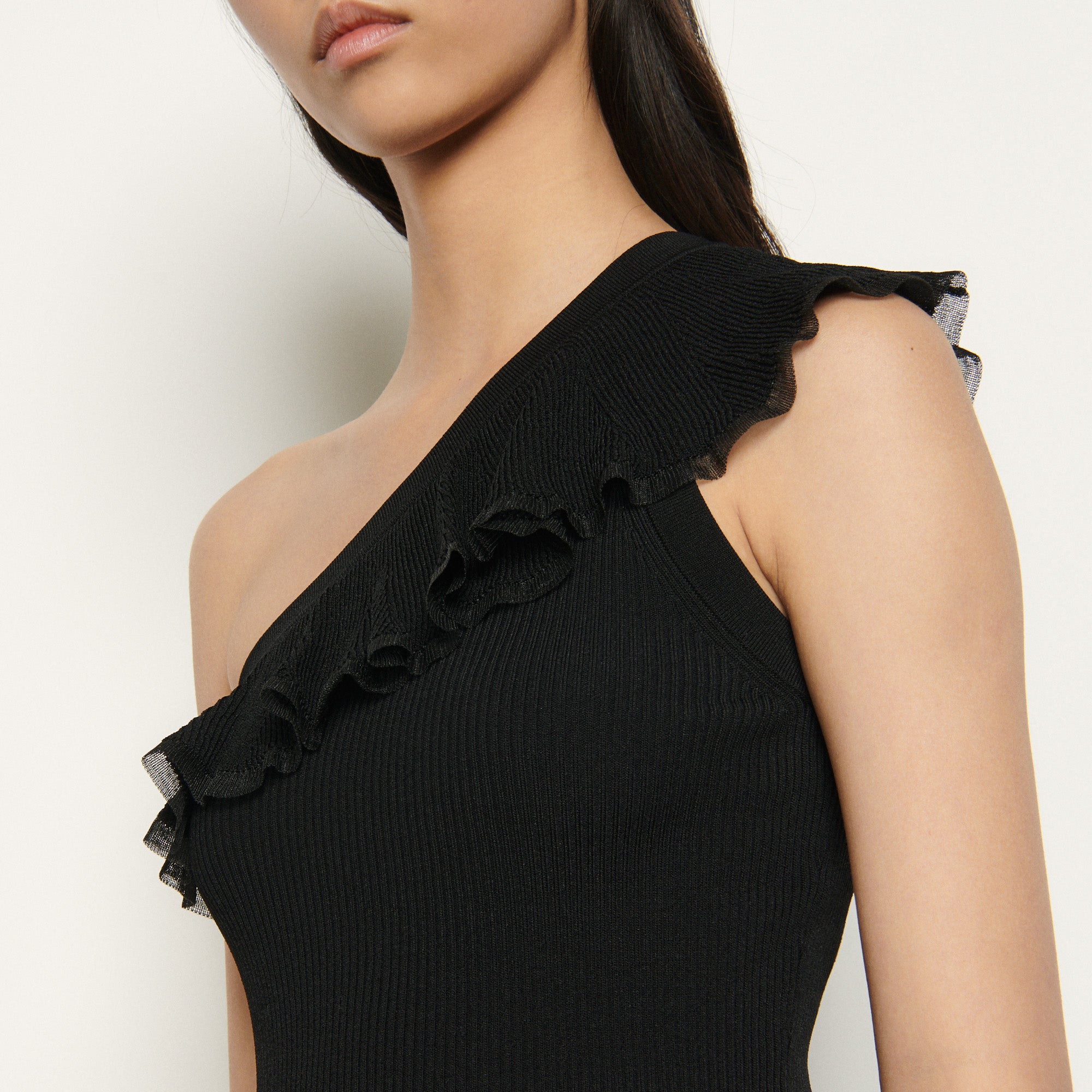 Top en Maille asymétrique Sandro seconde main