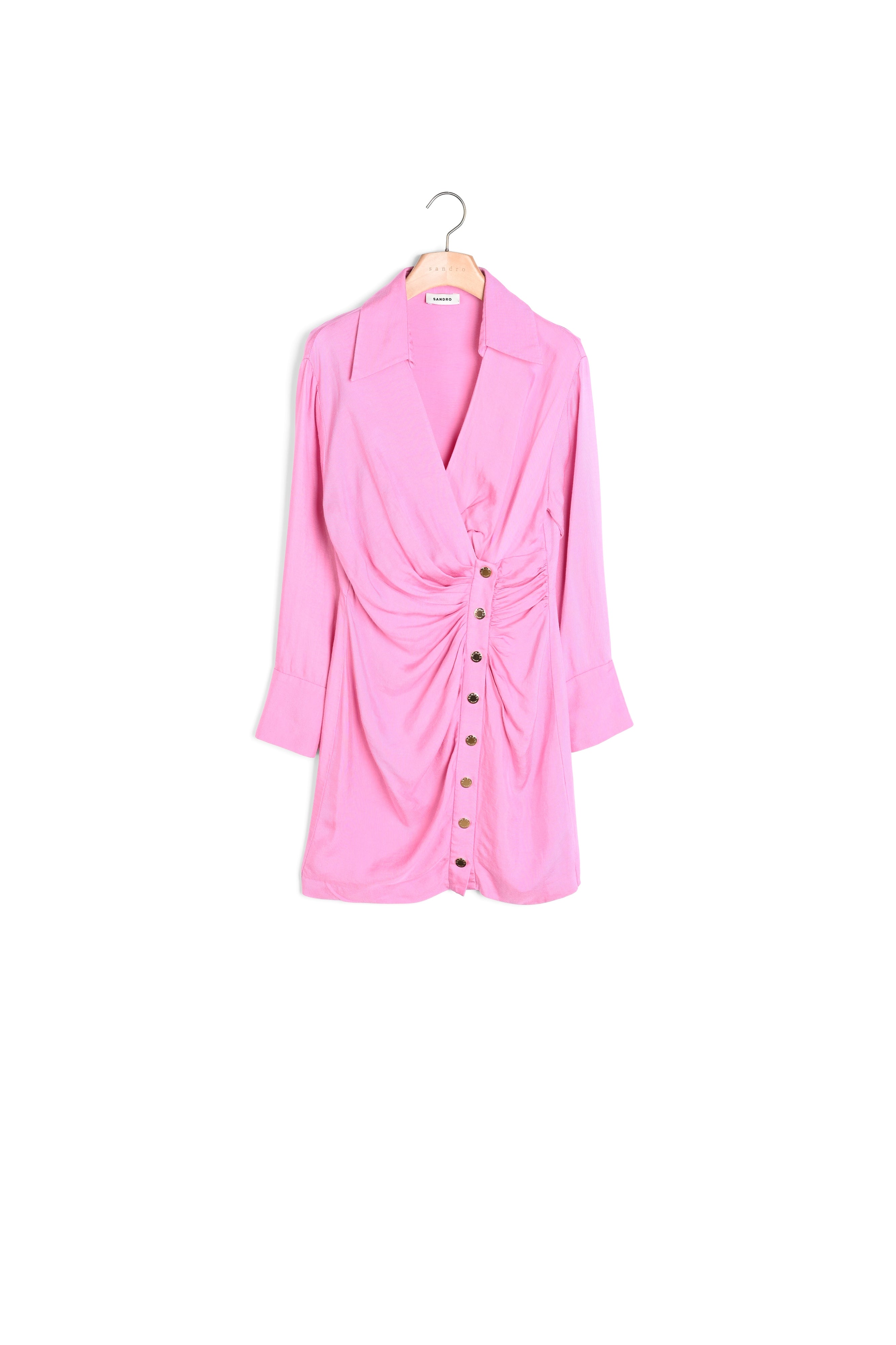 Robe drapée à manches longues Sandro seconde main