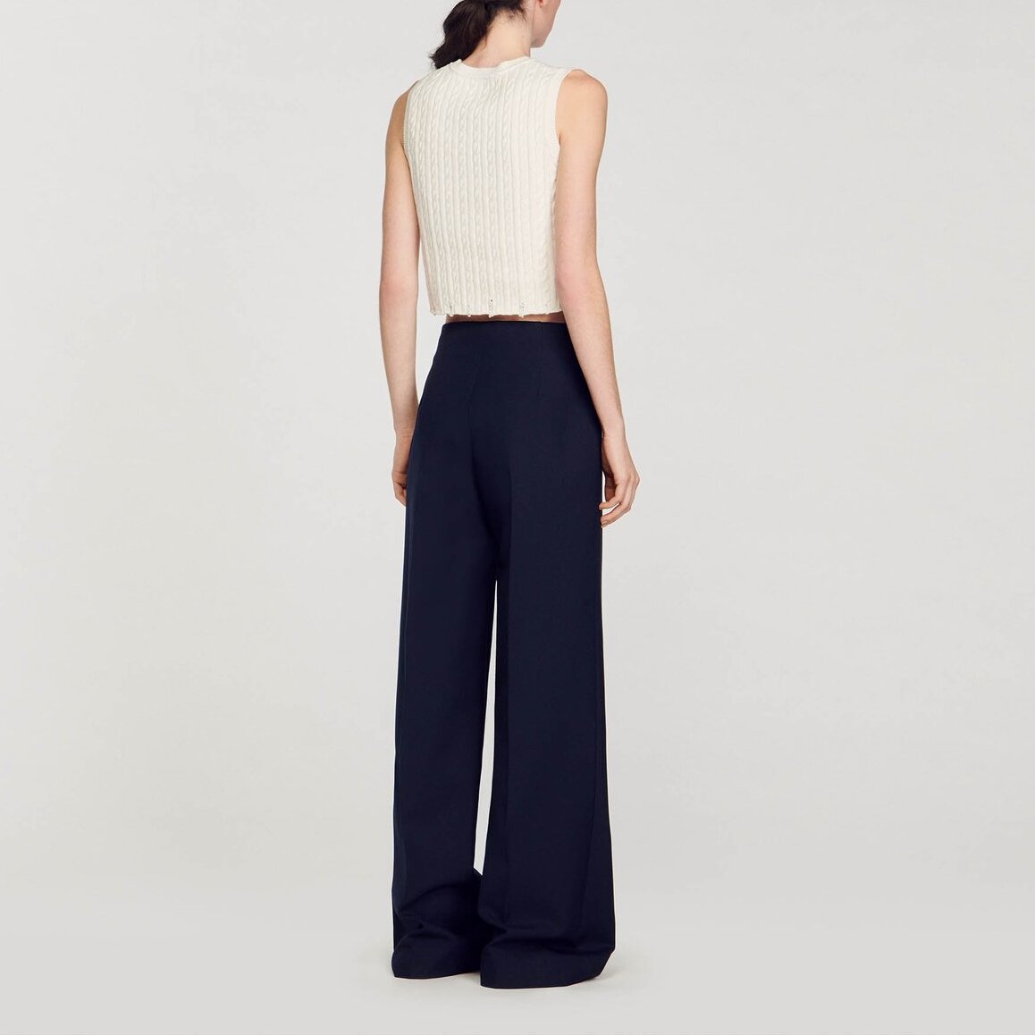 Pantalon large Sandro seconde main