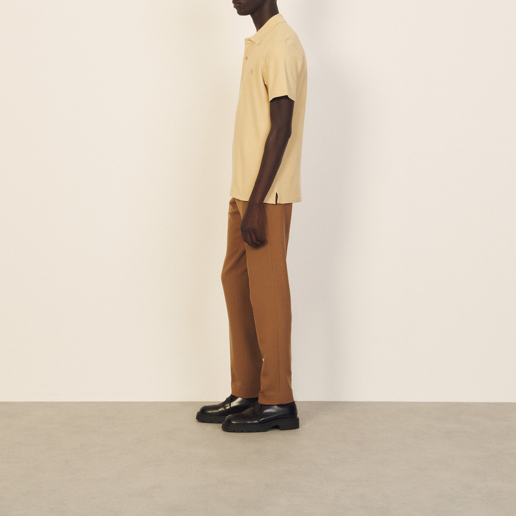 Polo en coton avec logo S Sandro seconde main