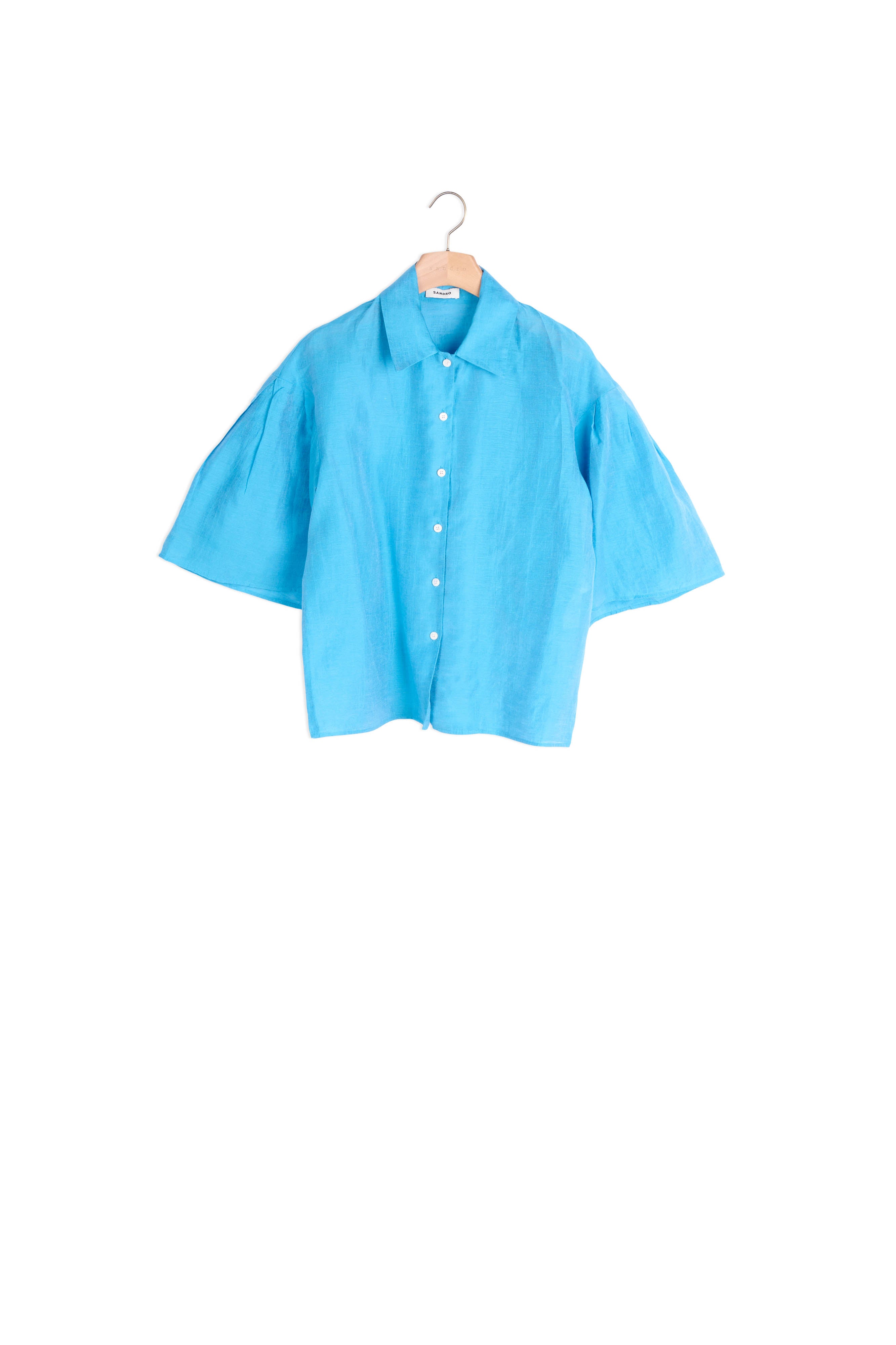 Chemise fluide en soie Sandro seconde main