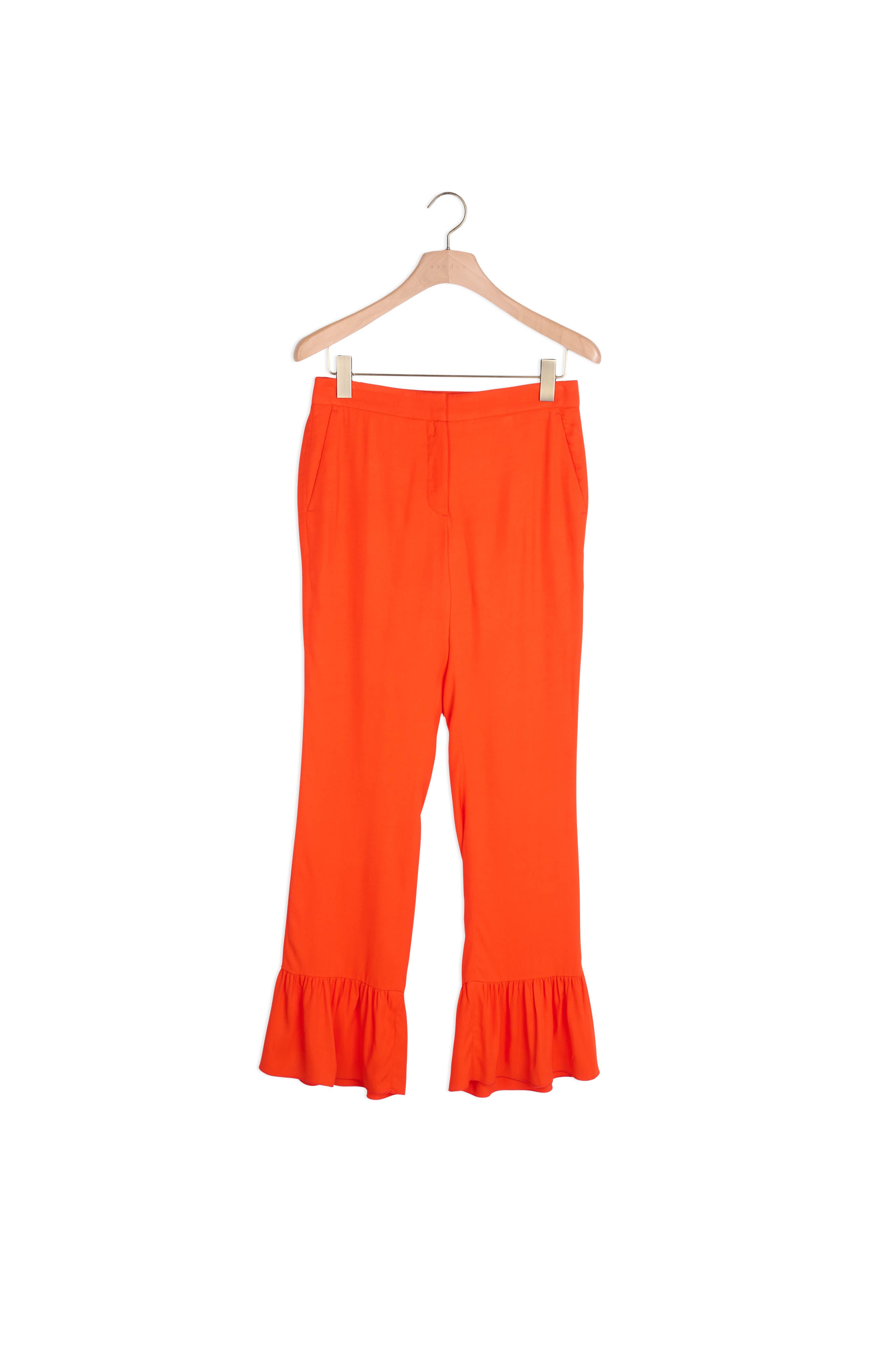 Pantalon volanté dans le bas des jambes Sandro seconde main