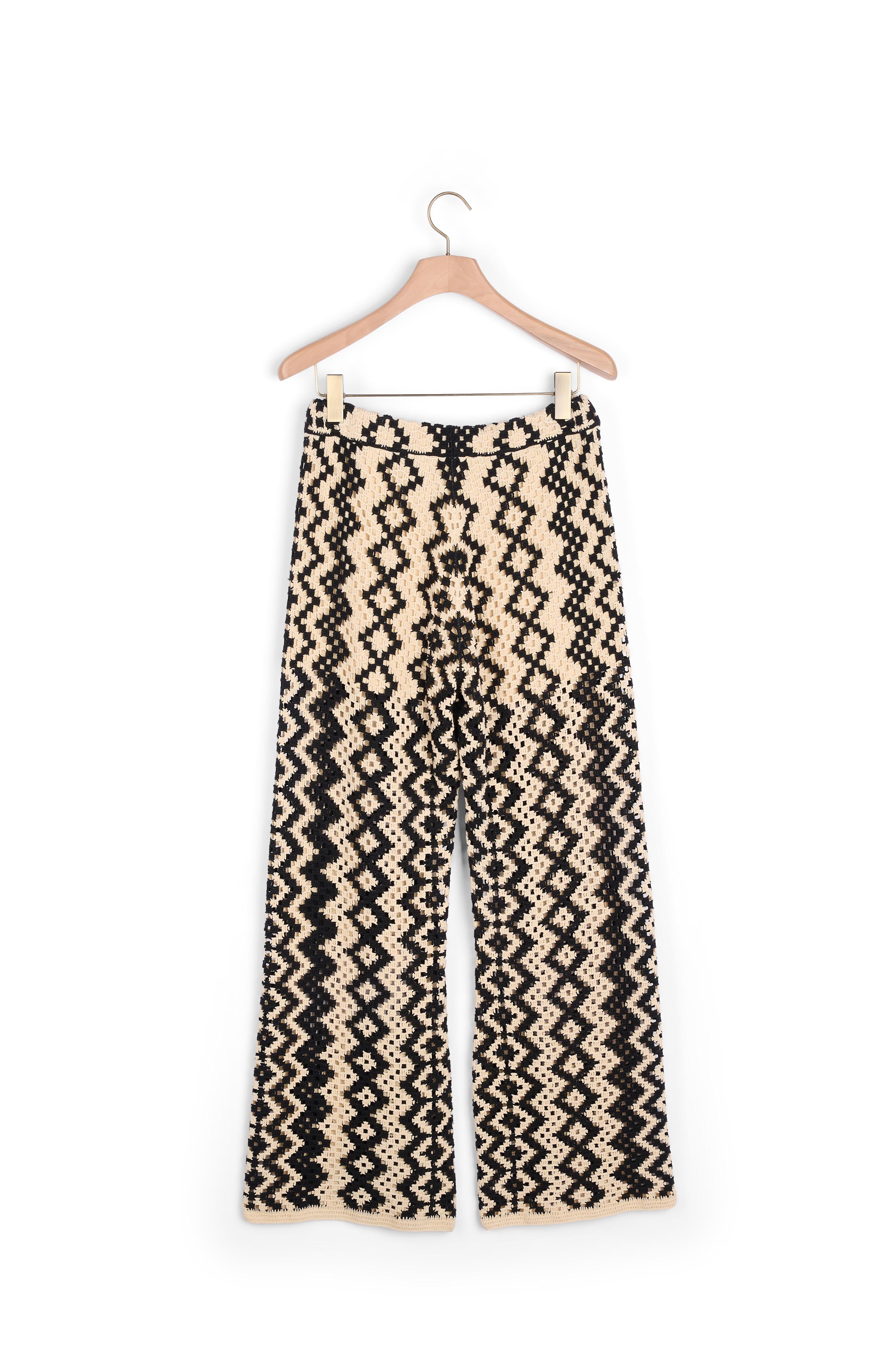 Pantalon en Maille Sandro seconde main