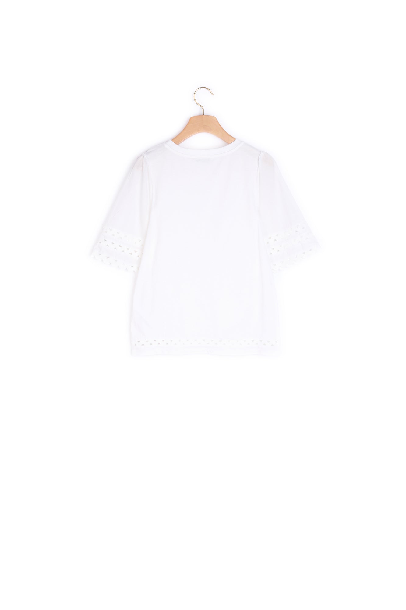 T-shirt avec galon en dentelle Sandro seconde main