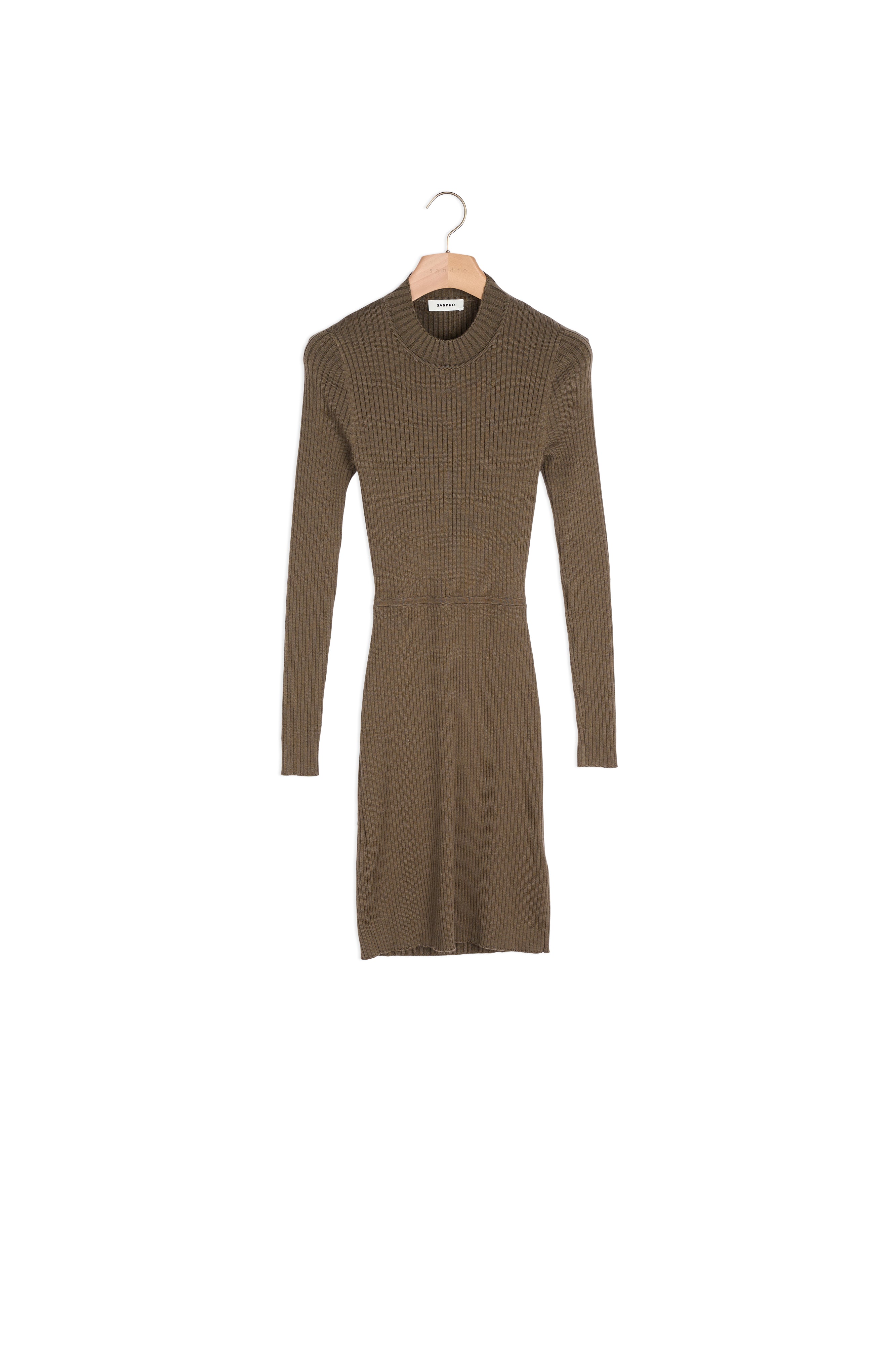 Robe en Maille côtelée Sandro seconde main