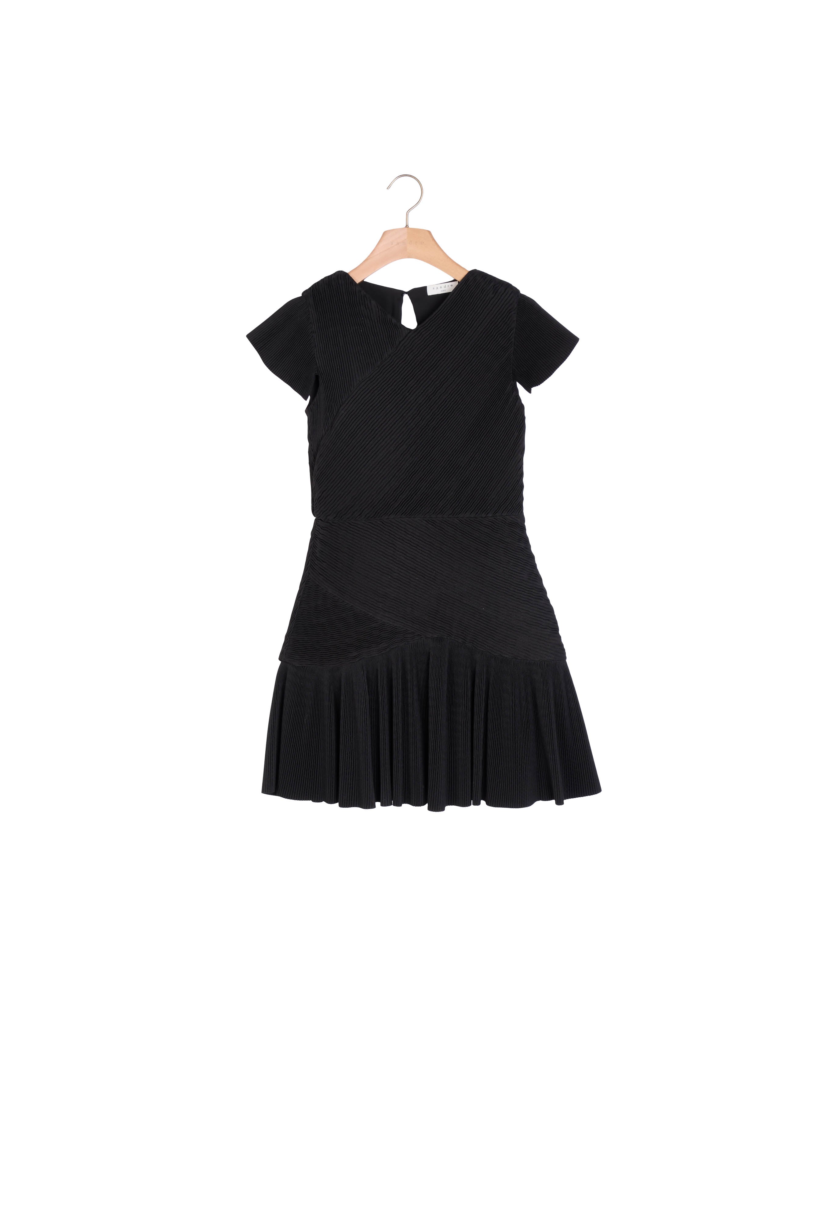 Robe courte plissée Sandro seconde main