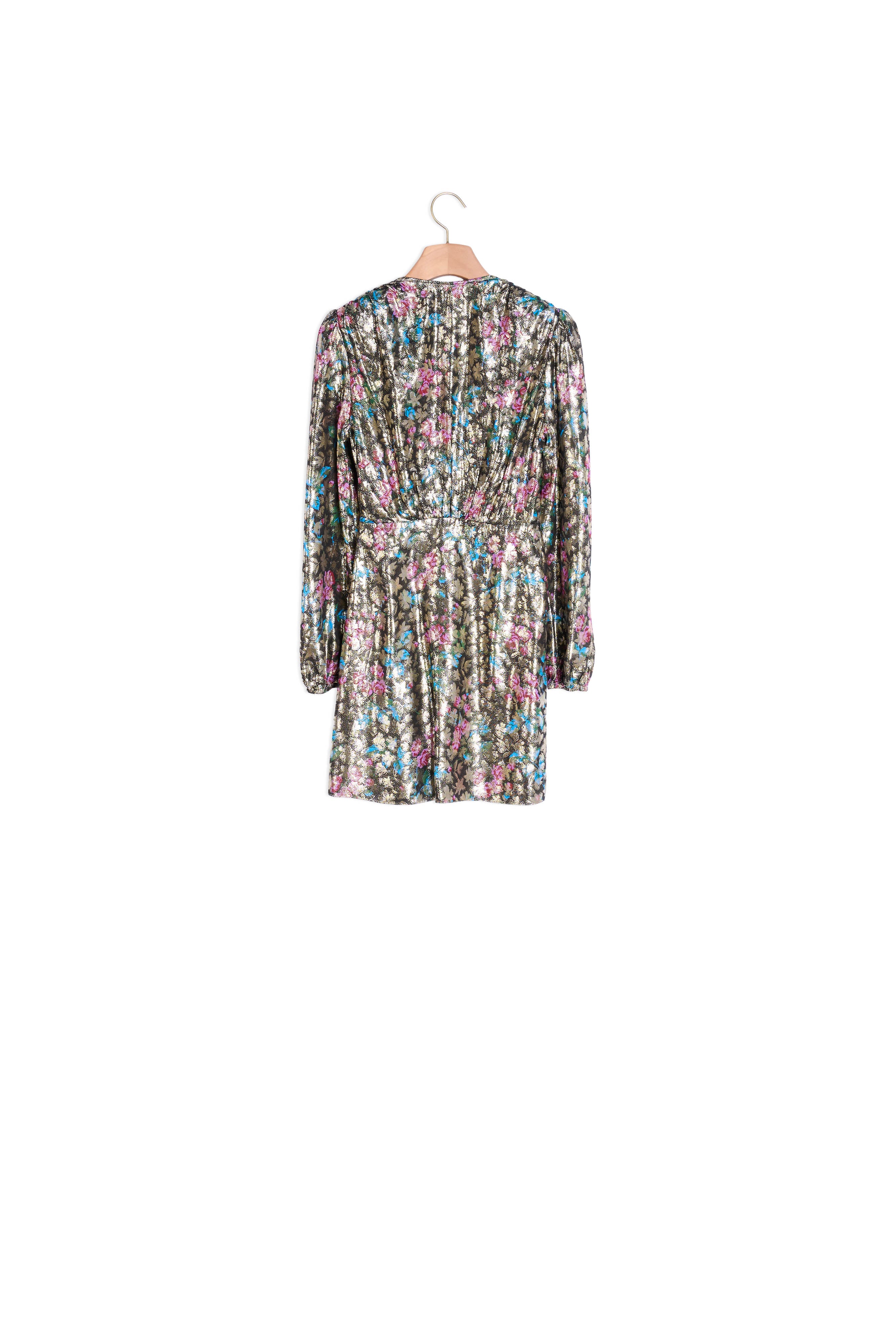 Robe courte en jacquard lurex Sandro seconde main