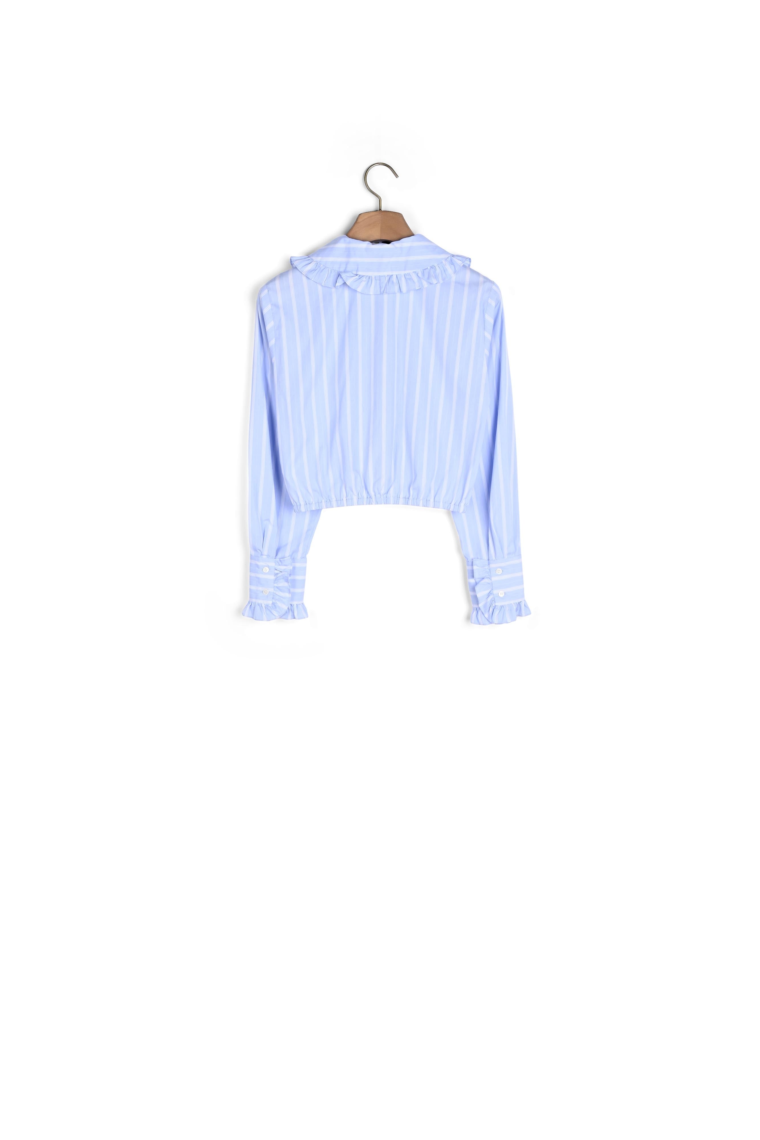 Chemise courte à grand col Sandro seconde main