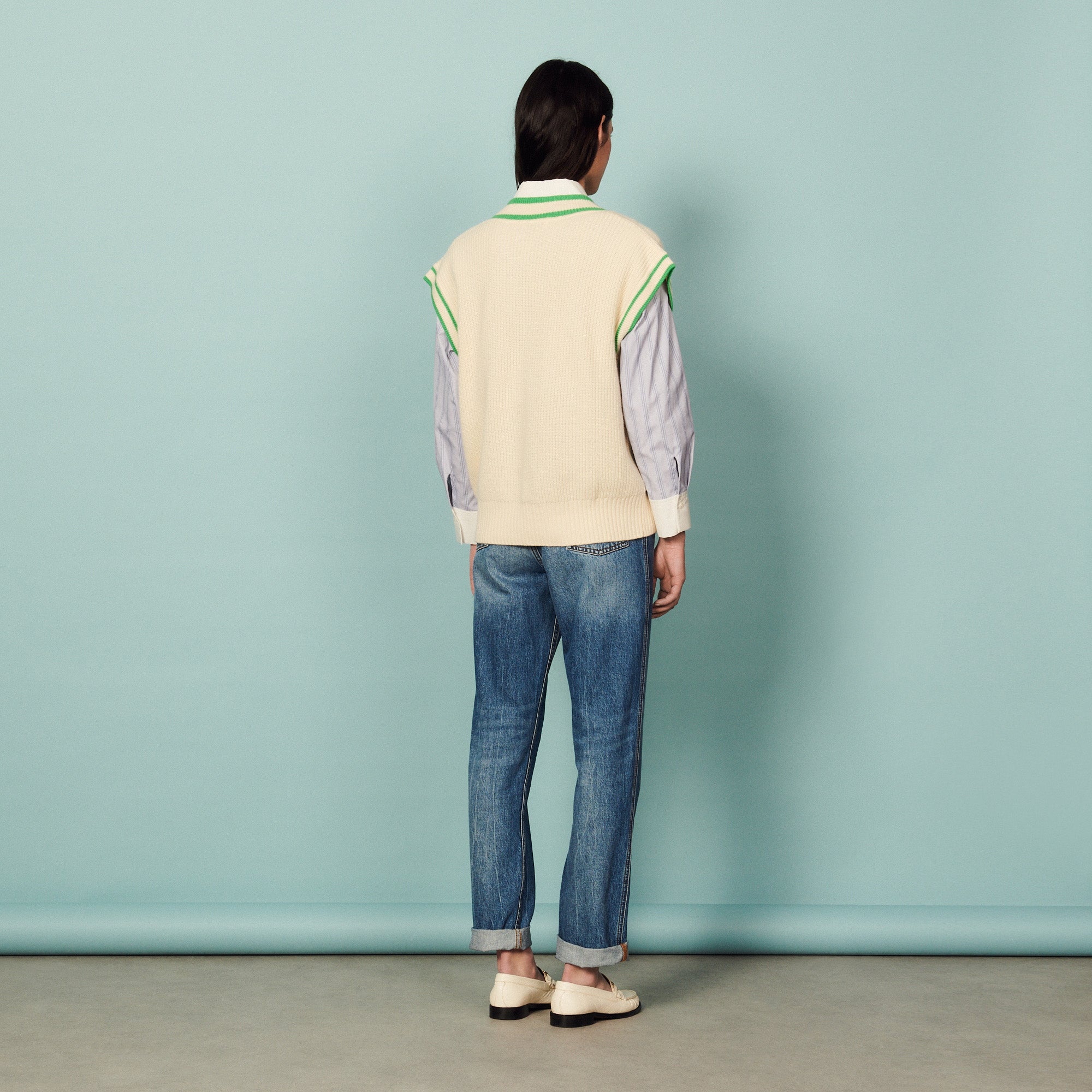 Pull sans manches Sandro seconde main