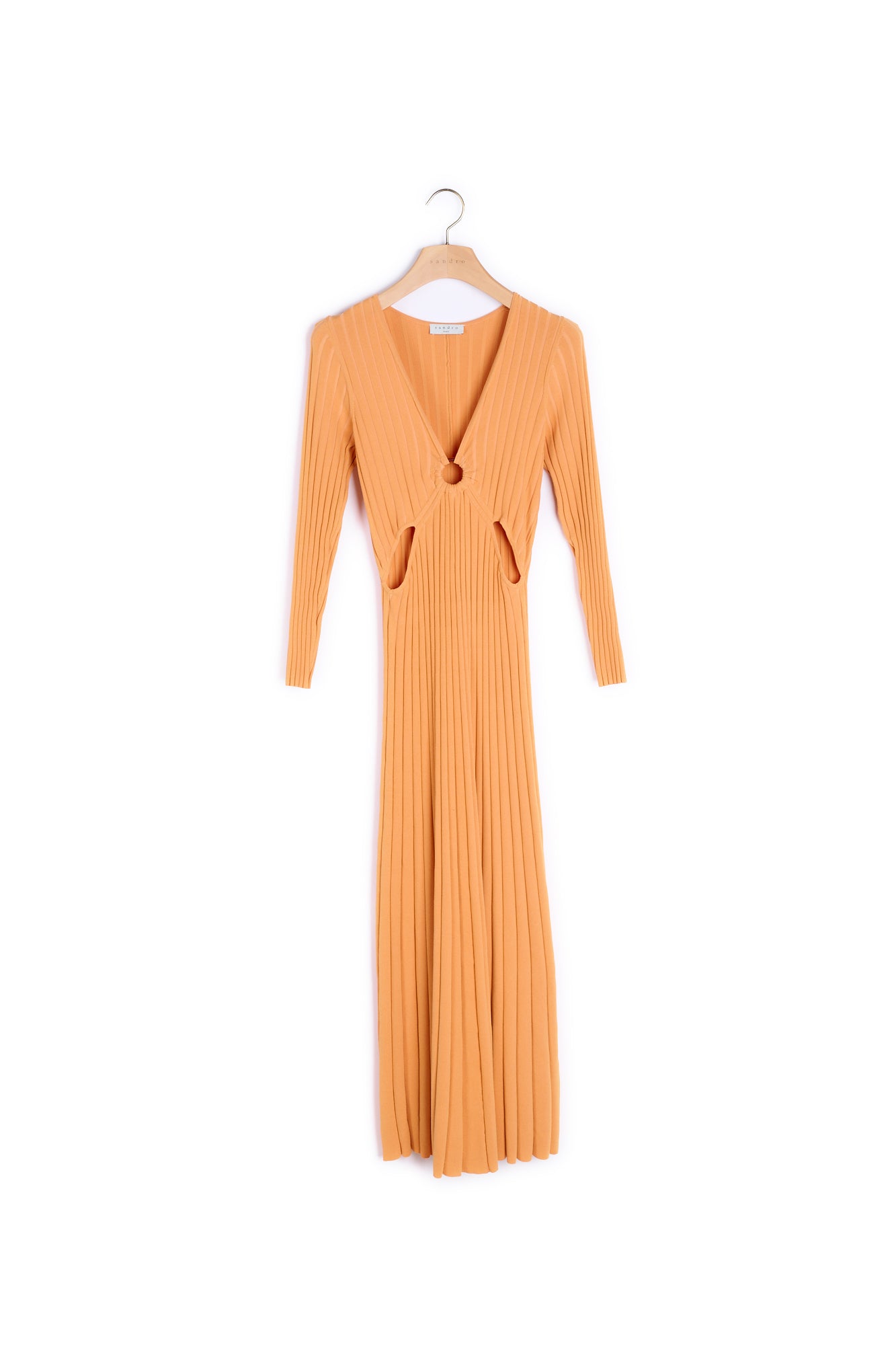 Robe longue en Maille Sandro seconde main