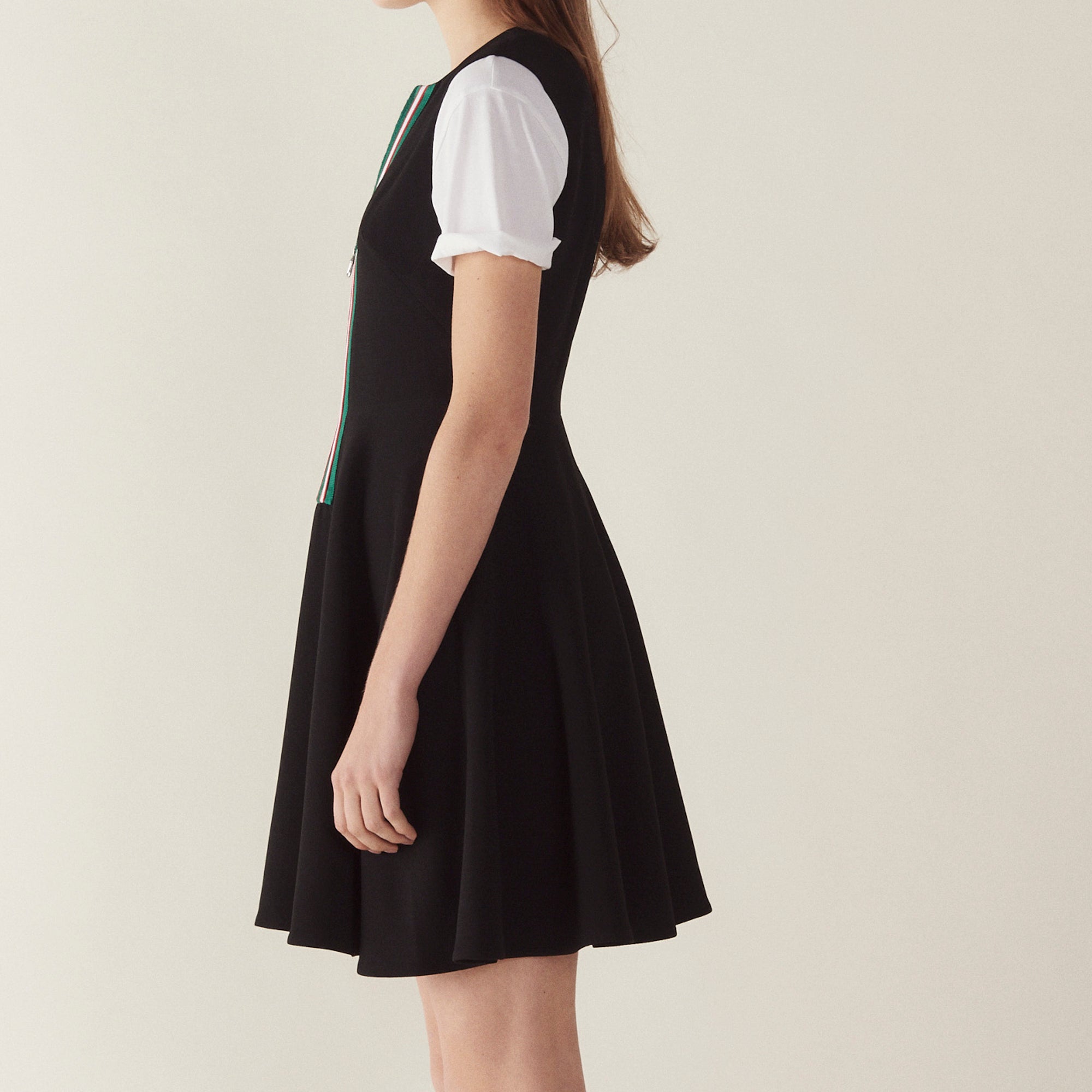 Robe courte sans manches zippée Sandro seconde main