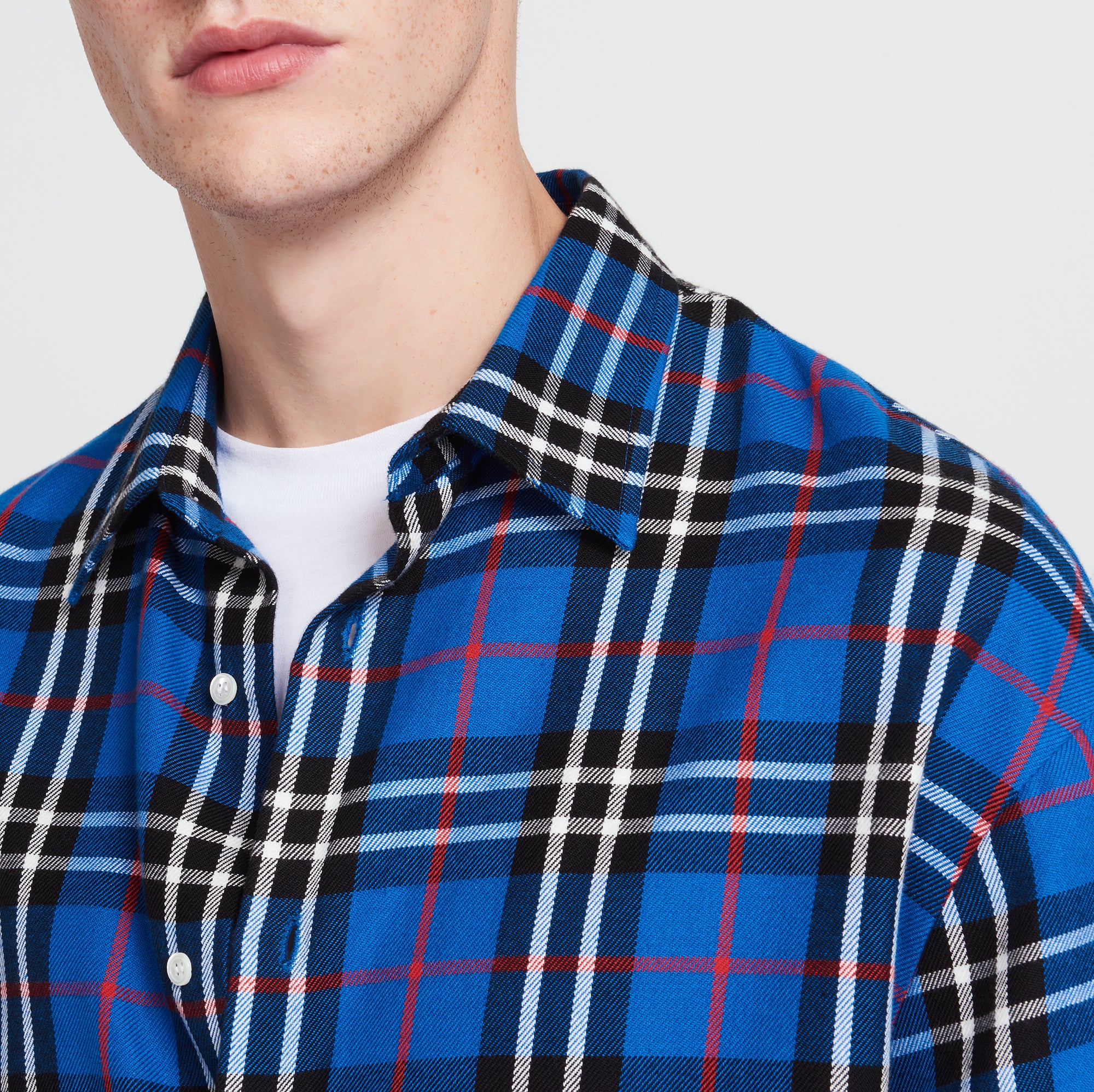 Chemise large à carreaux Sandro seconde main