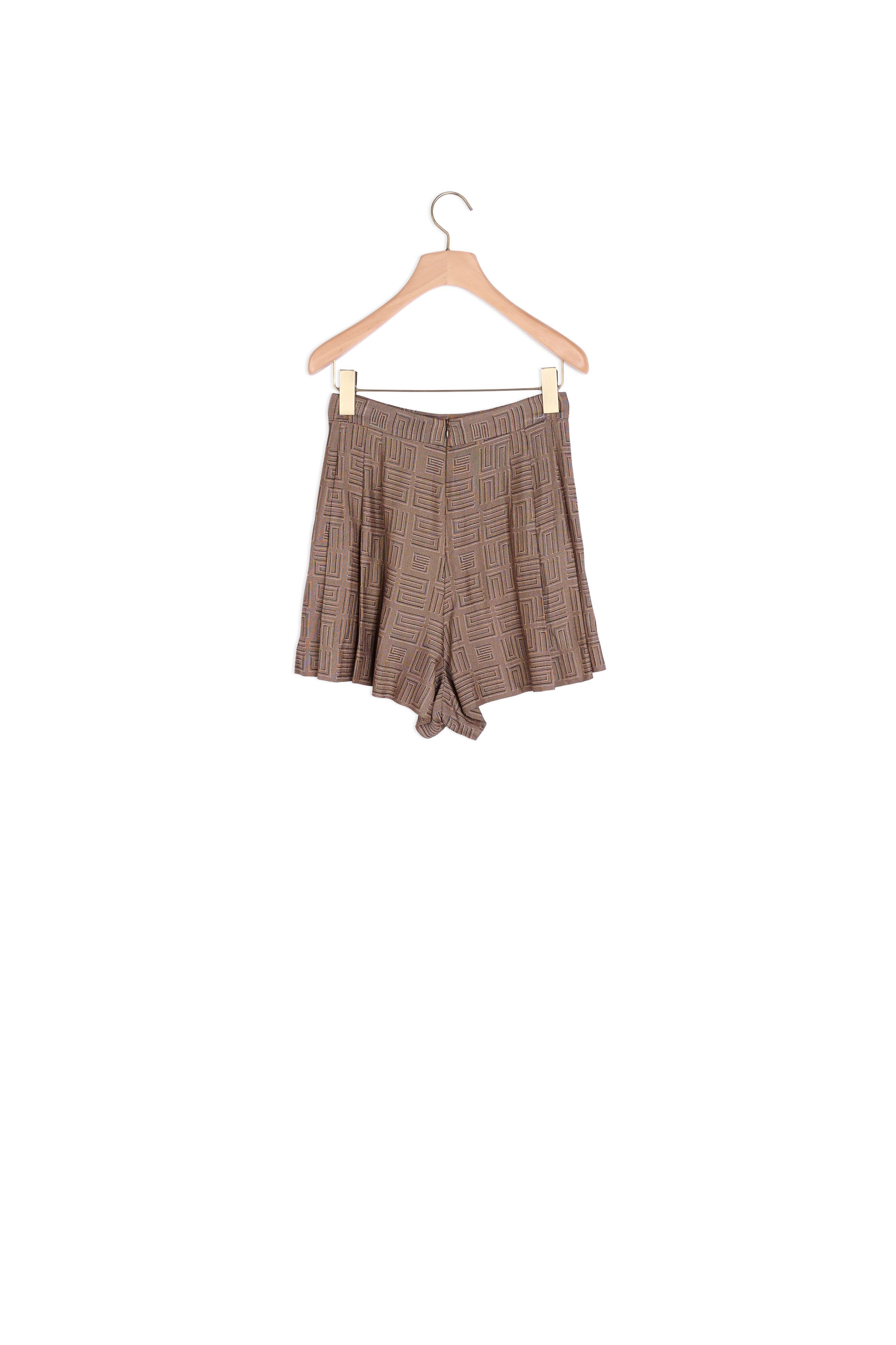 Short jupe en jacquard fantaisie Sandro seconde main