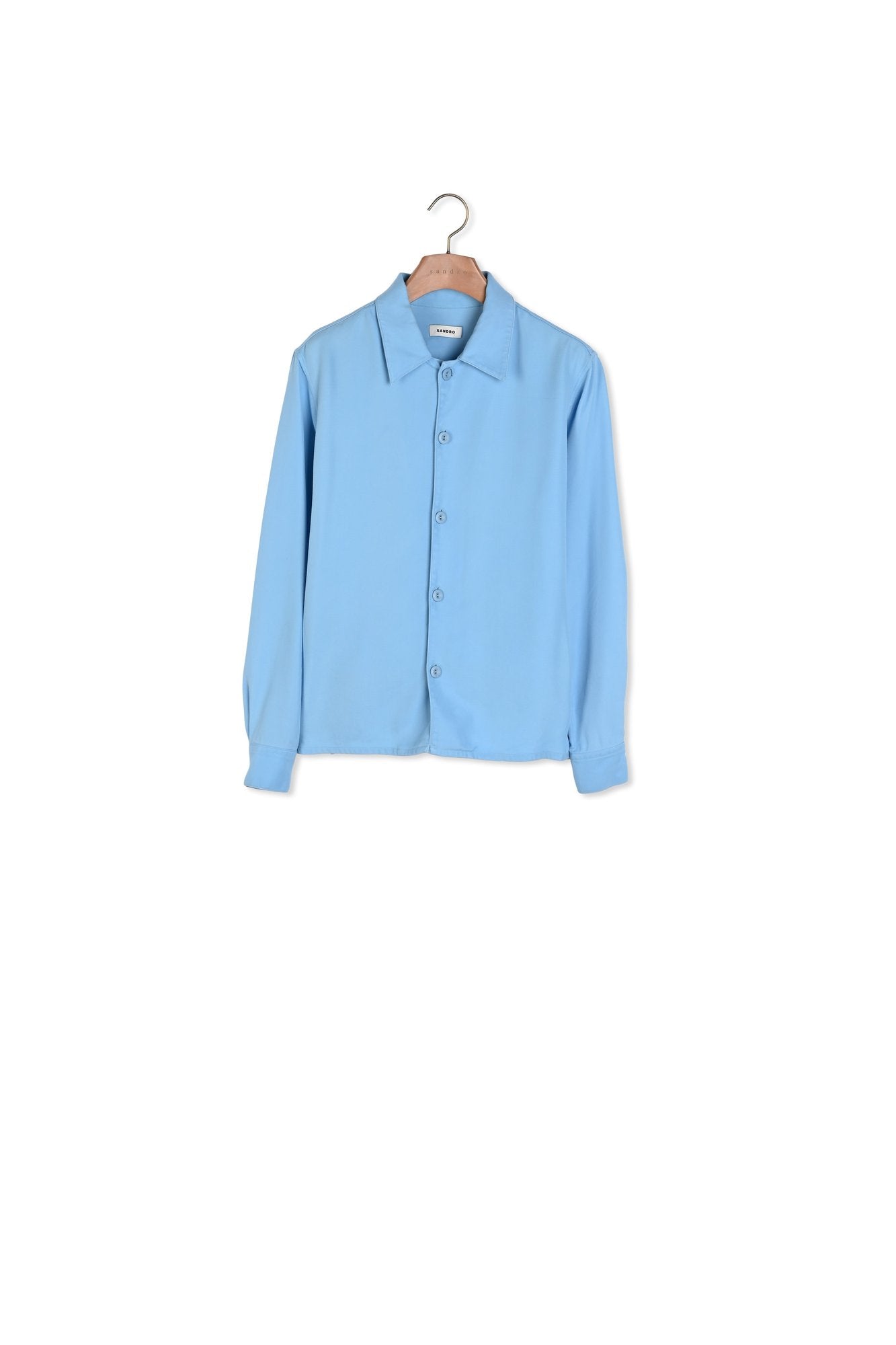 Chemise fluide à col requin Sandro seconde main