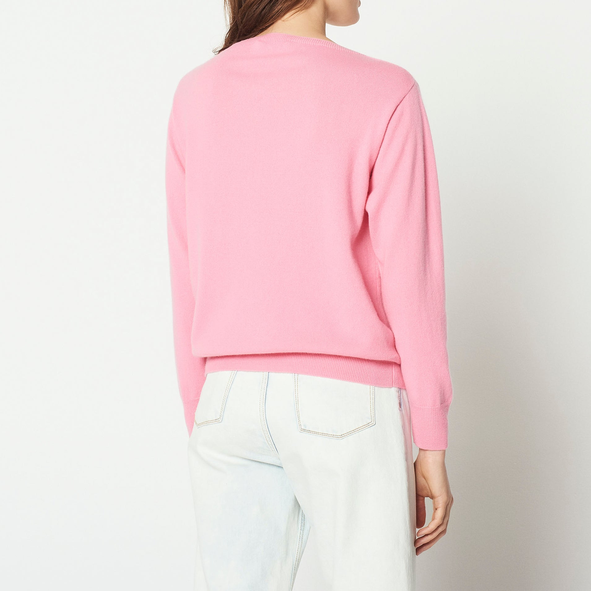 Pull laine et cachemire décolleté rond Sandro seconde main