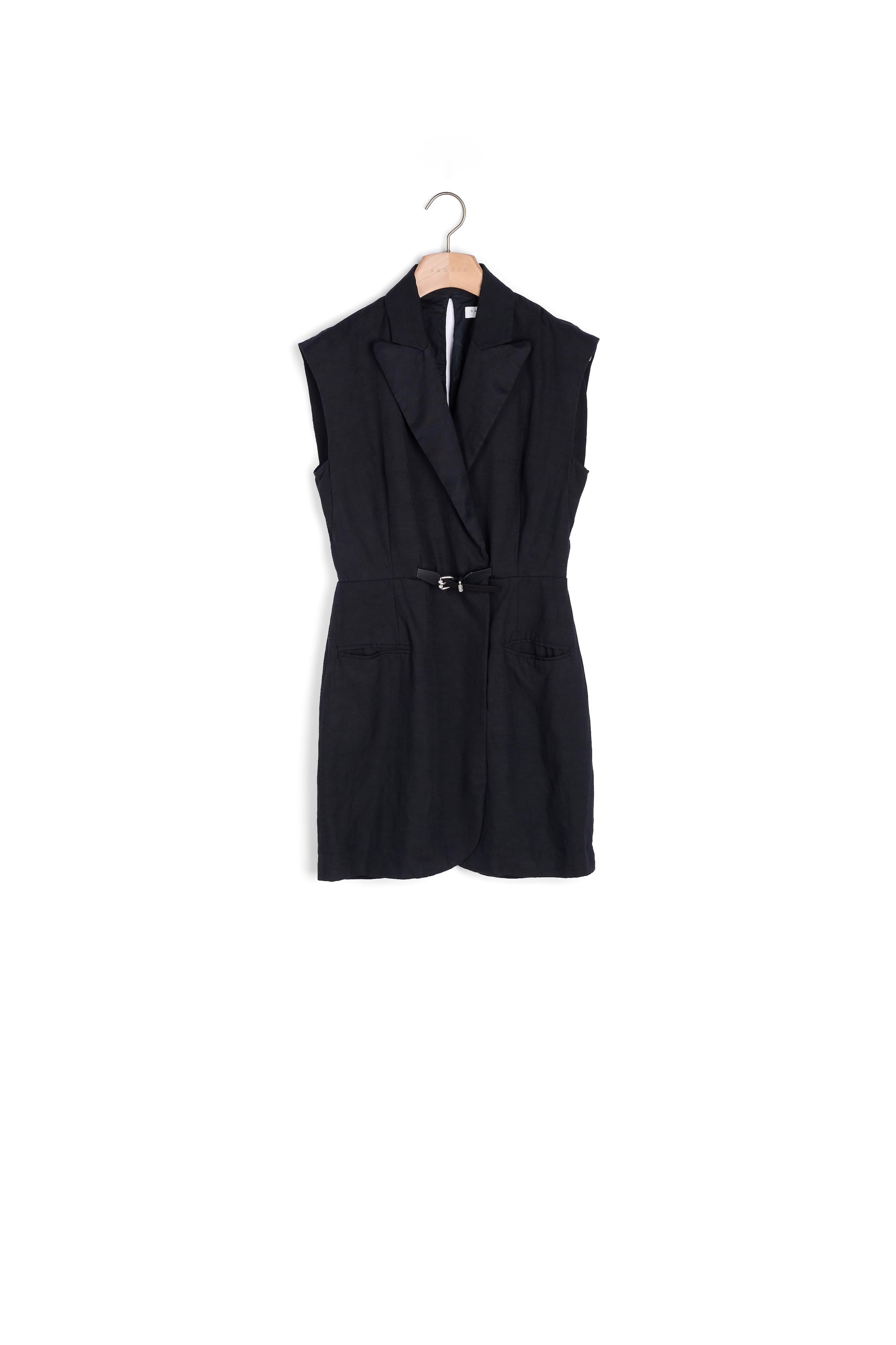 Robe à col tailleur Sandro seconde main
