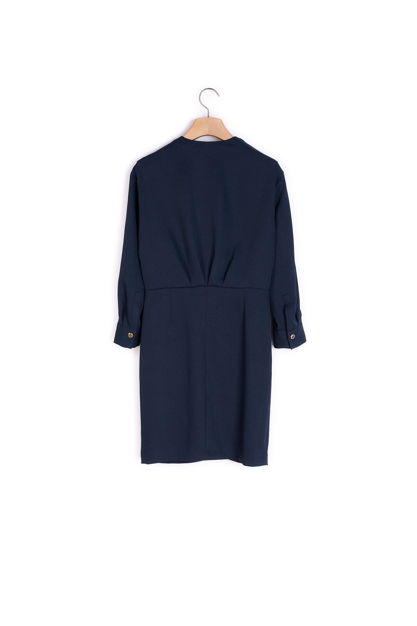 Robe courte ornée de pressions dorées Sandro seconde main