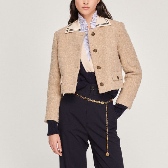 Veste en tweed Sandro seconde main