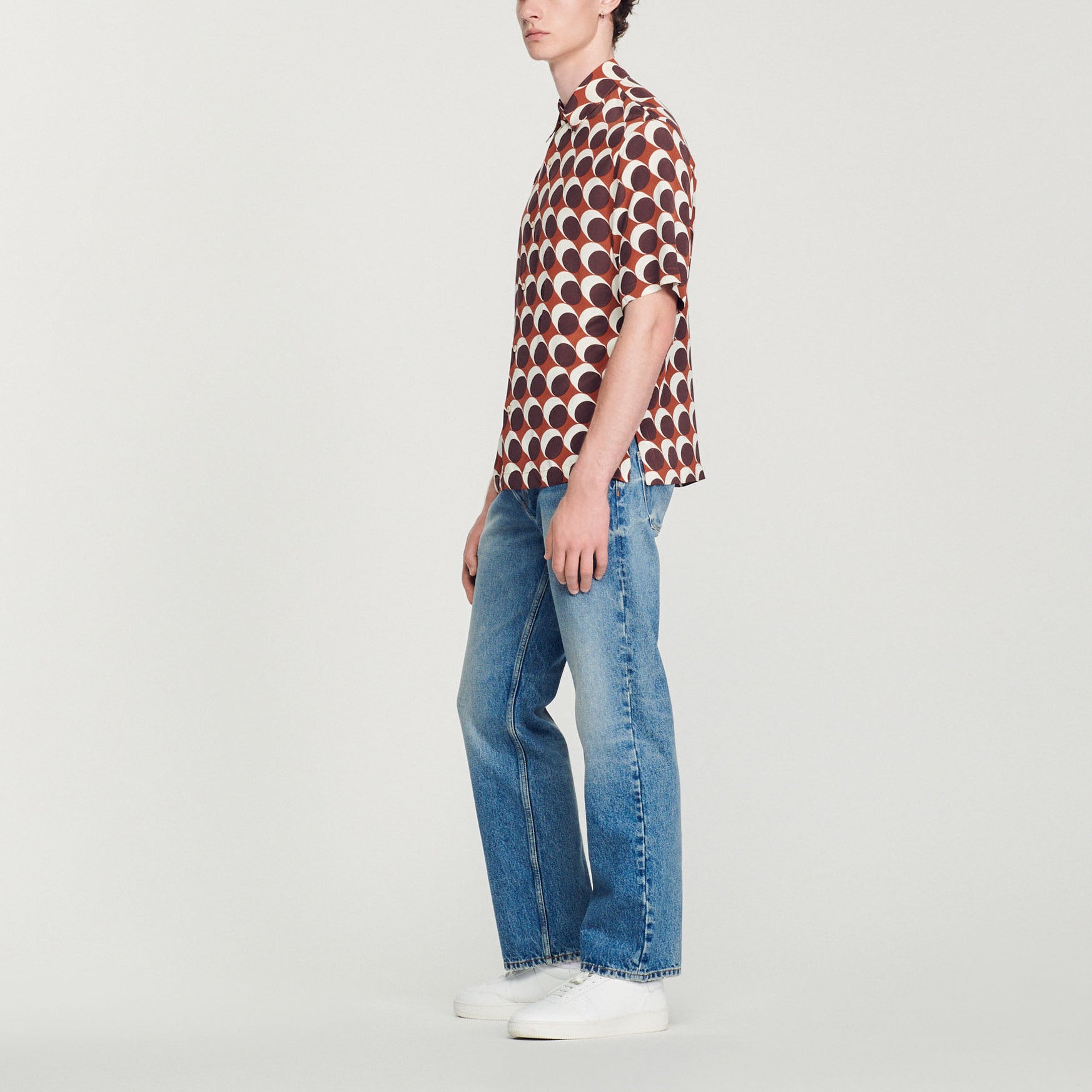 Chemise fluide imprimée Sandro seconde main