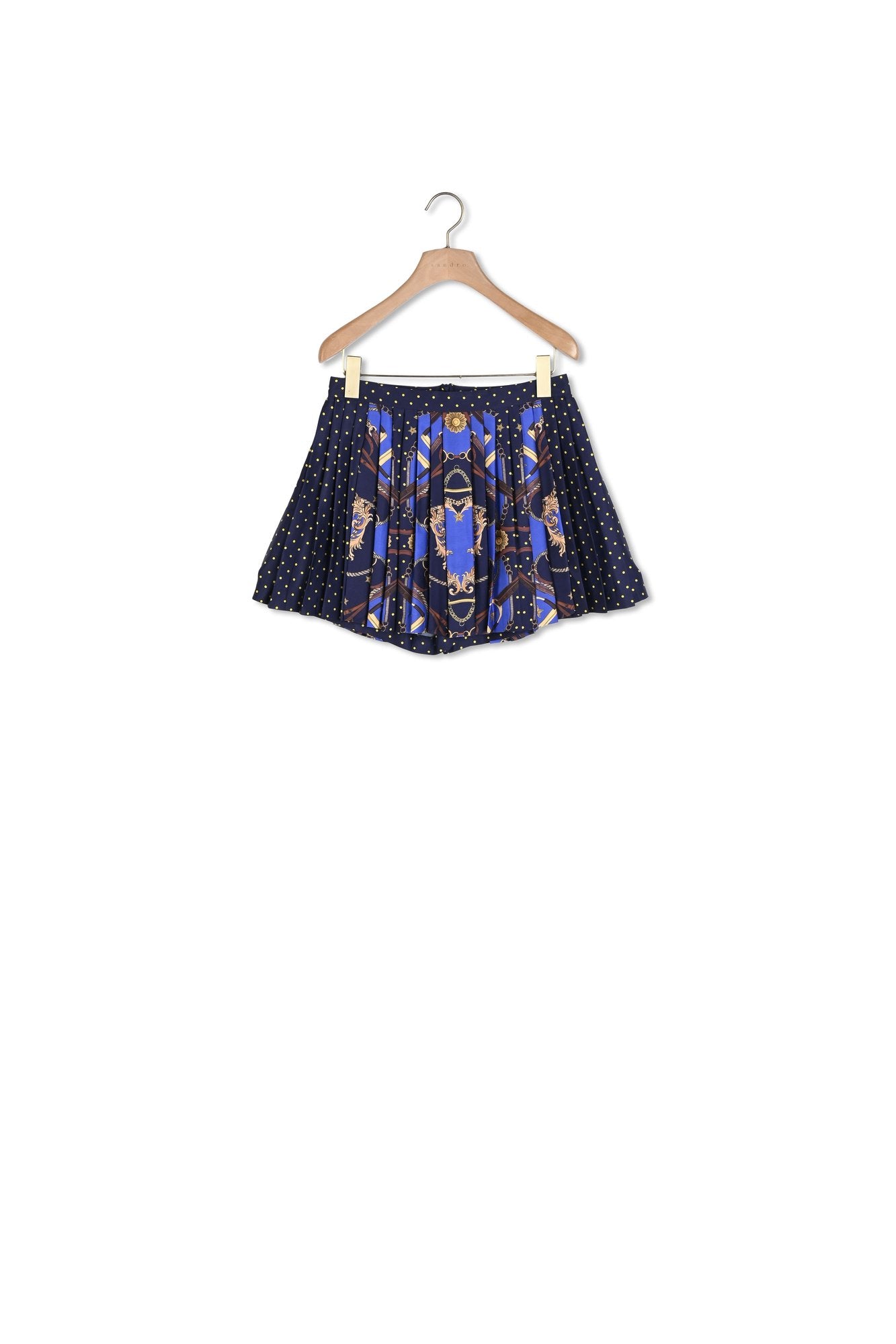 Short Jupe en soie imprimée Sandro seconde main