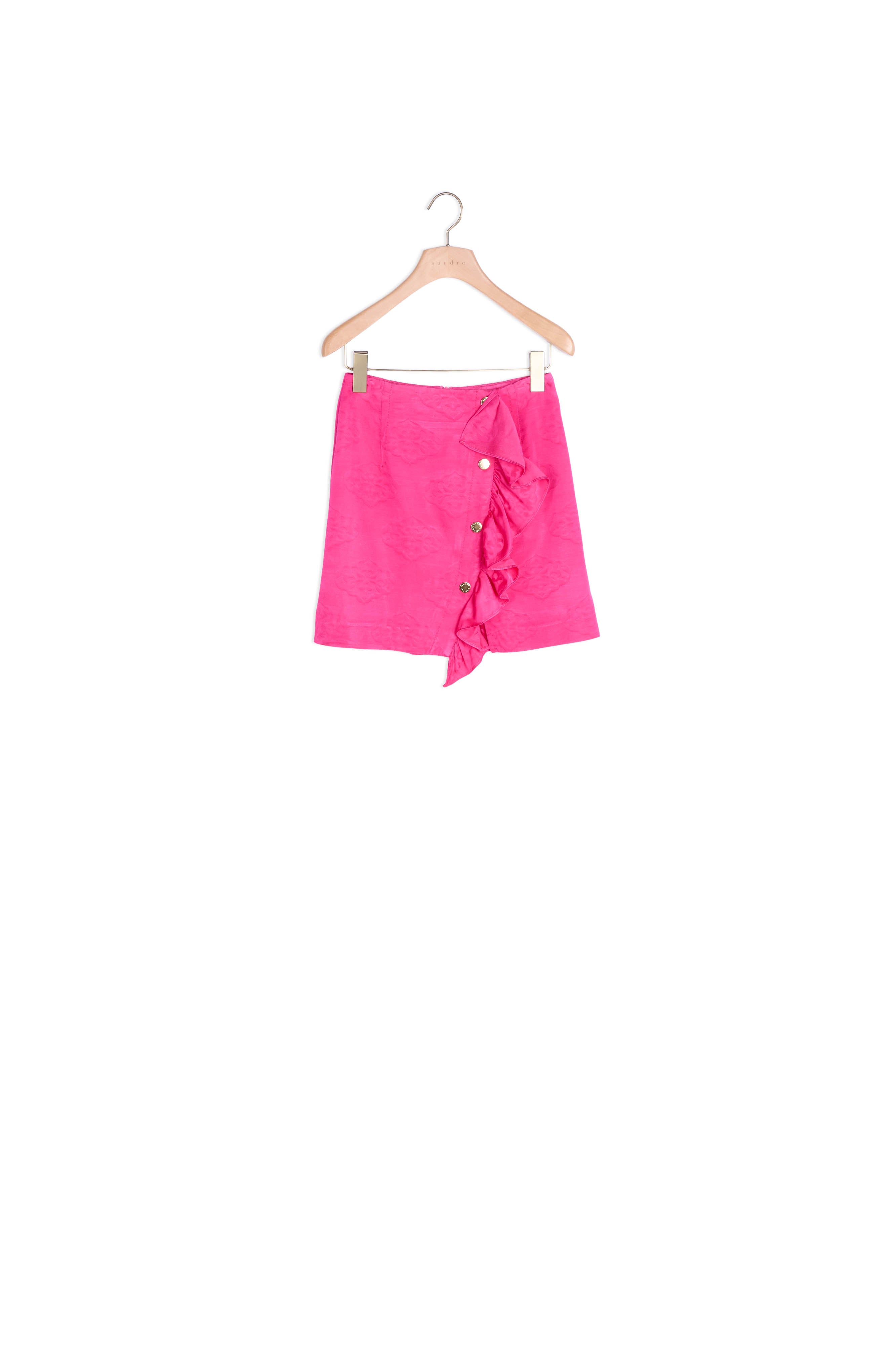 Jupe courte en jacquard Sandro seconde main