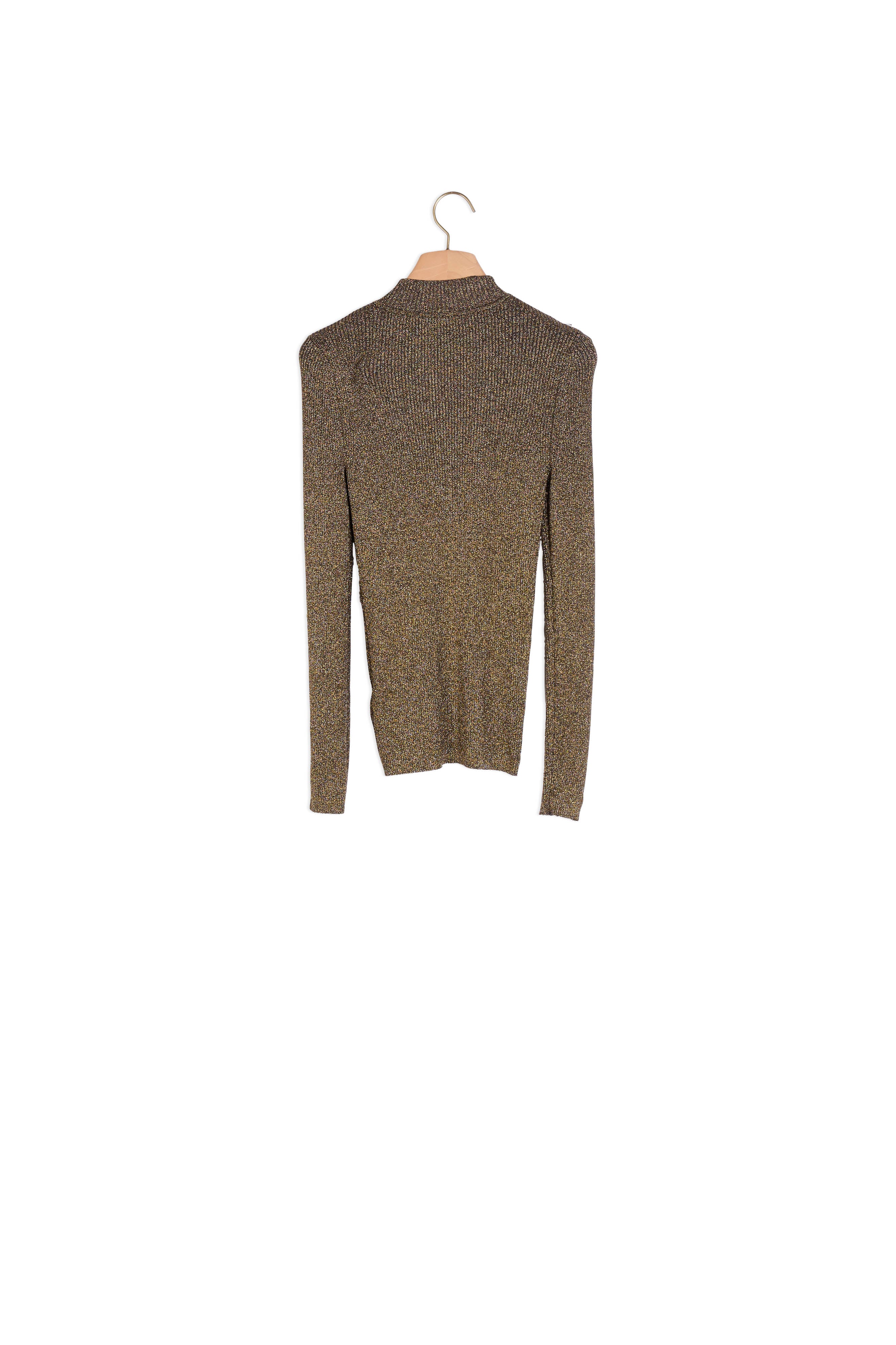 Pull en Maille lurex côtelé Sandro seconde main
