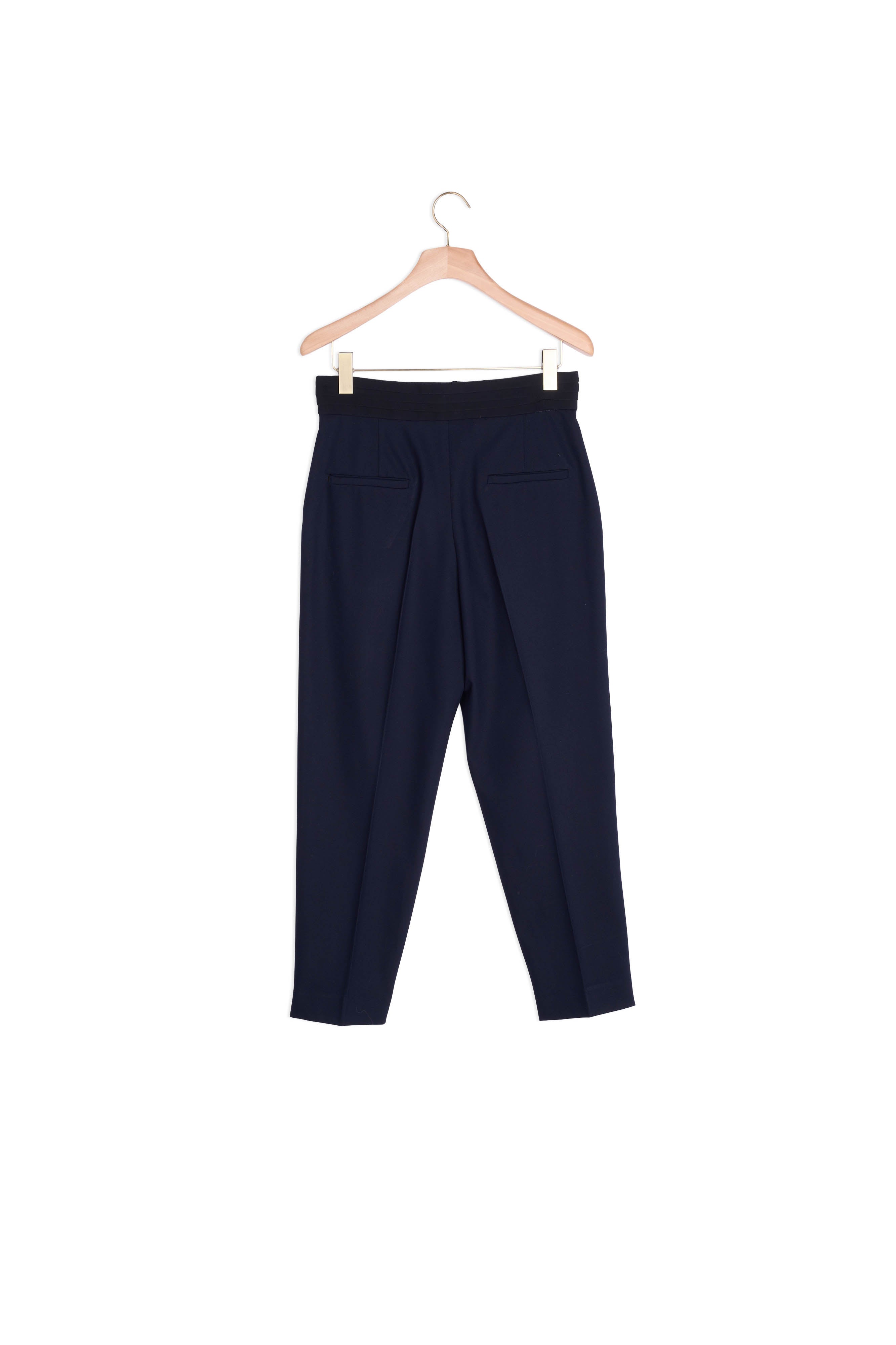 Pantalon droit à ceinture smoking Sandro seconde main
