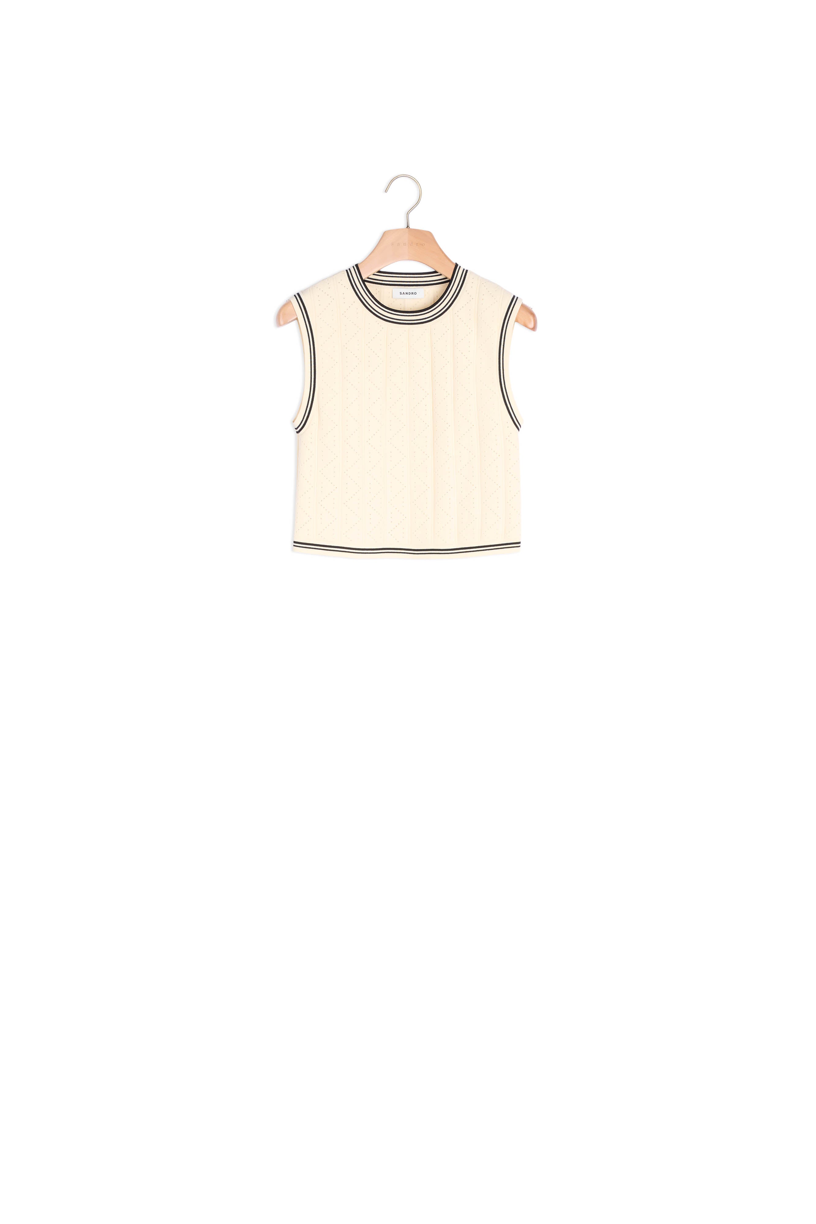 Pull court sans manches Sandro seconde main