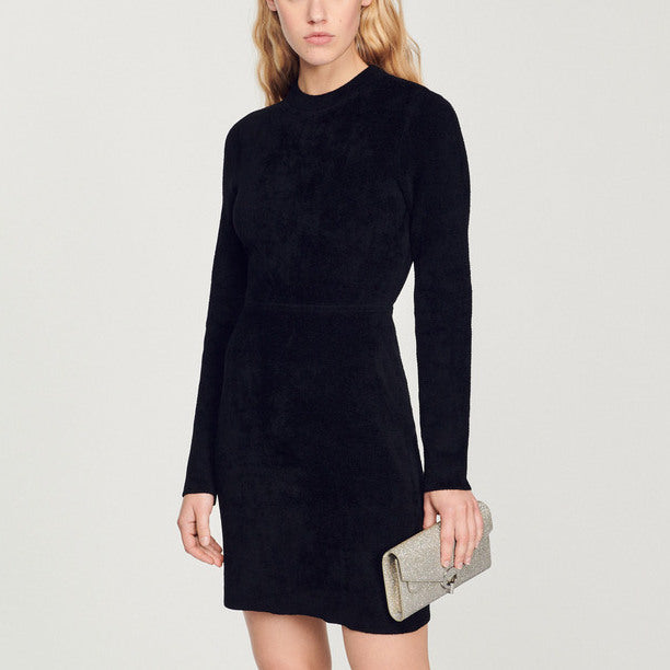 Robe en Maille velours Sandro seconde main